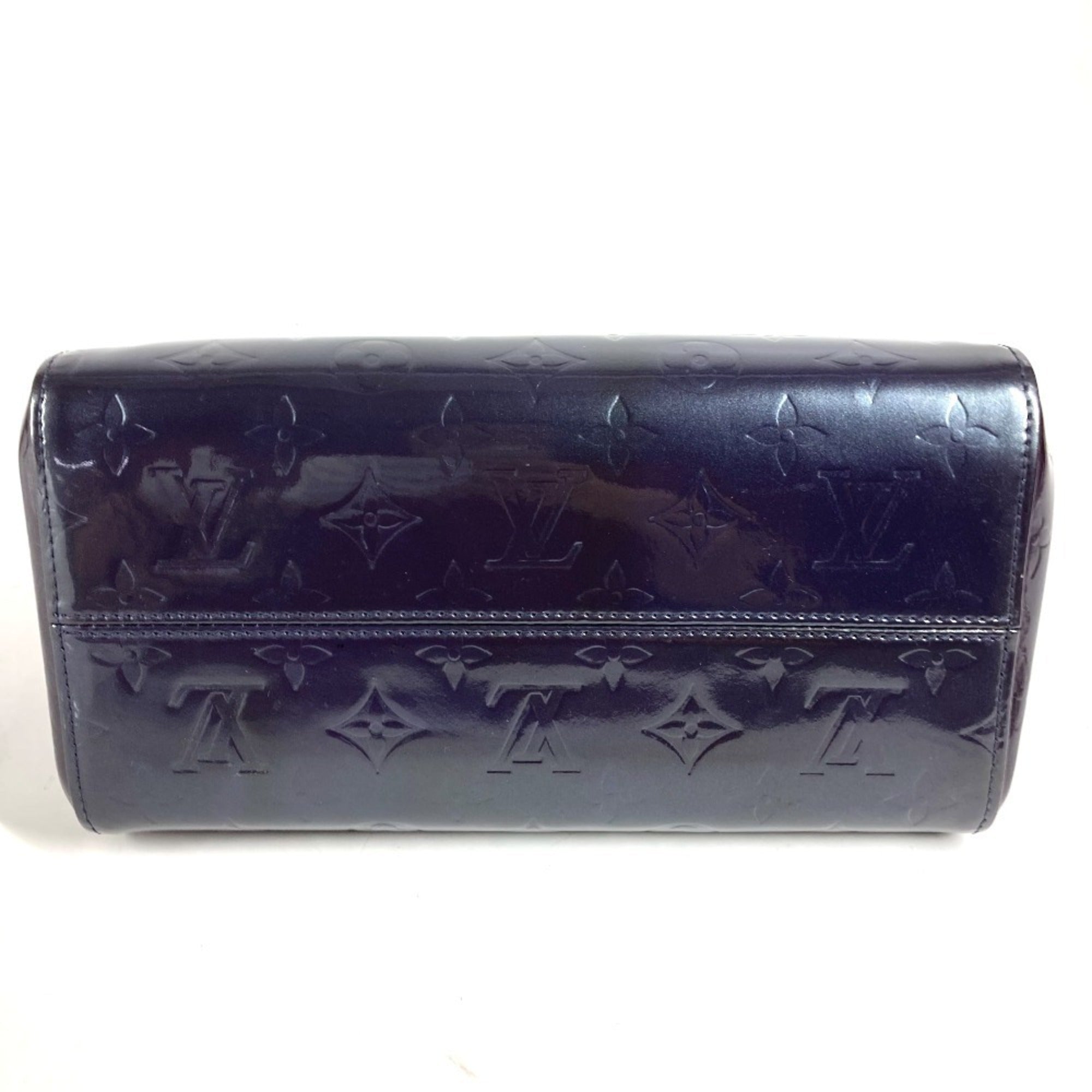 Louis Vuitton Monogram Vernis Blue Indigo Monogram Vernis Handbag Tote Bag (Pre-Owned)
