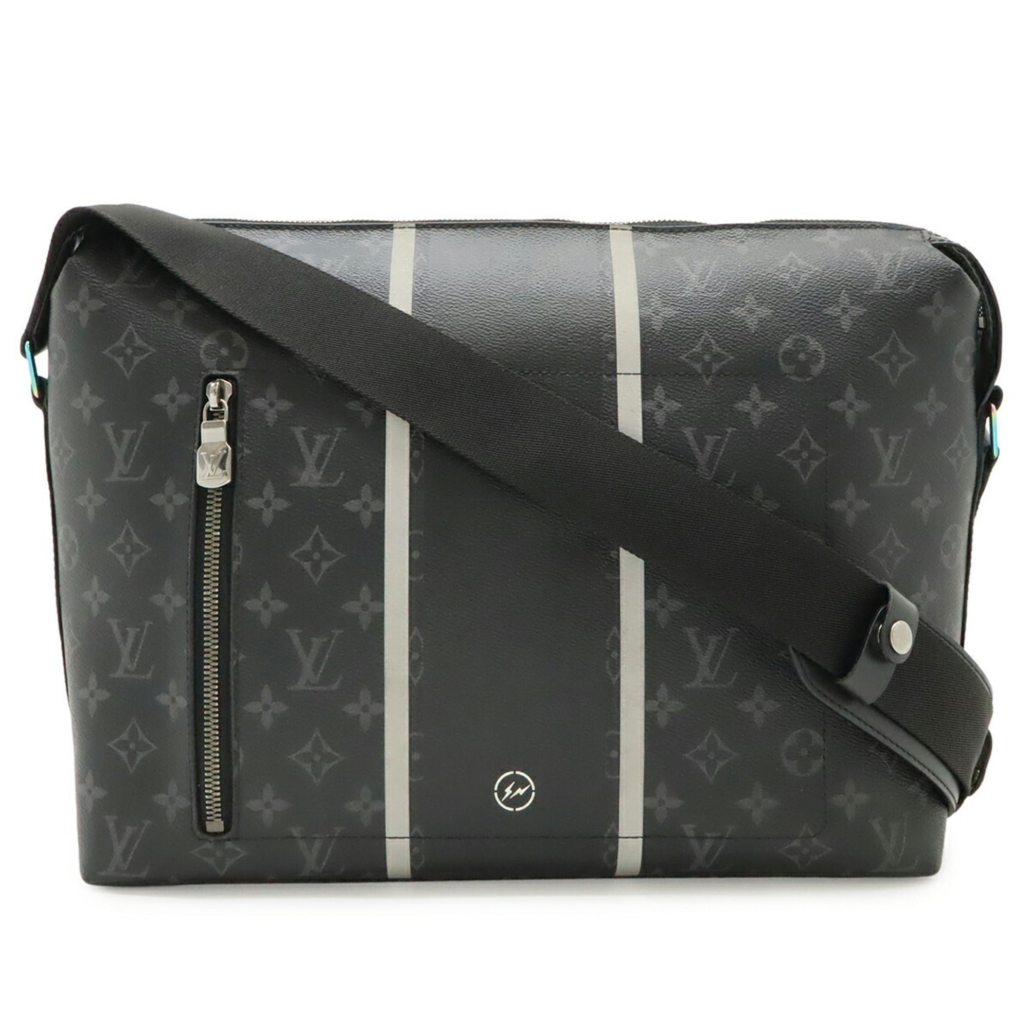Louis Vuitton Monogram Eclipse Canvas Messenger Bag Shoulder Bag (Pre-Owned)