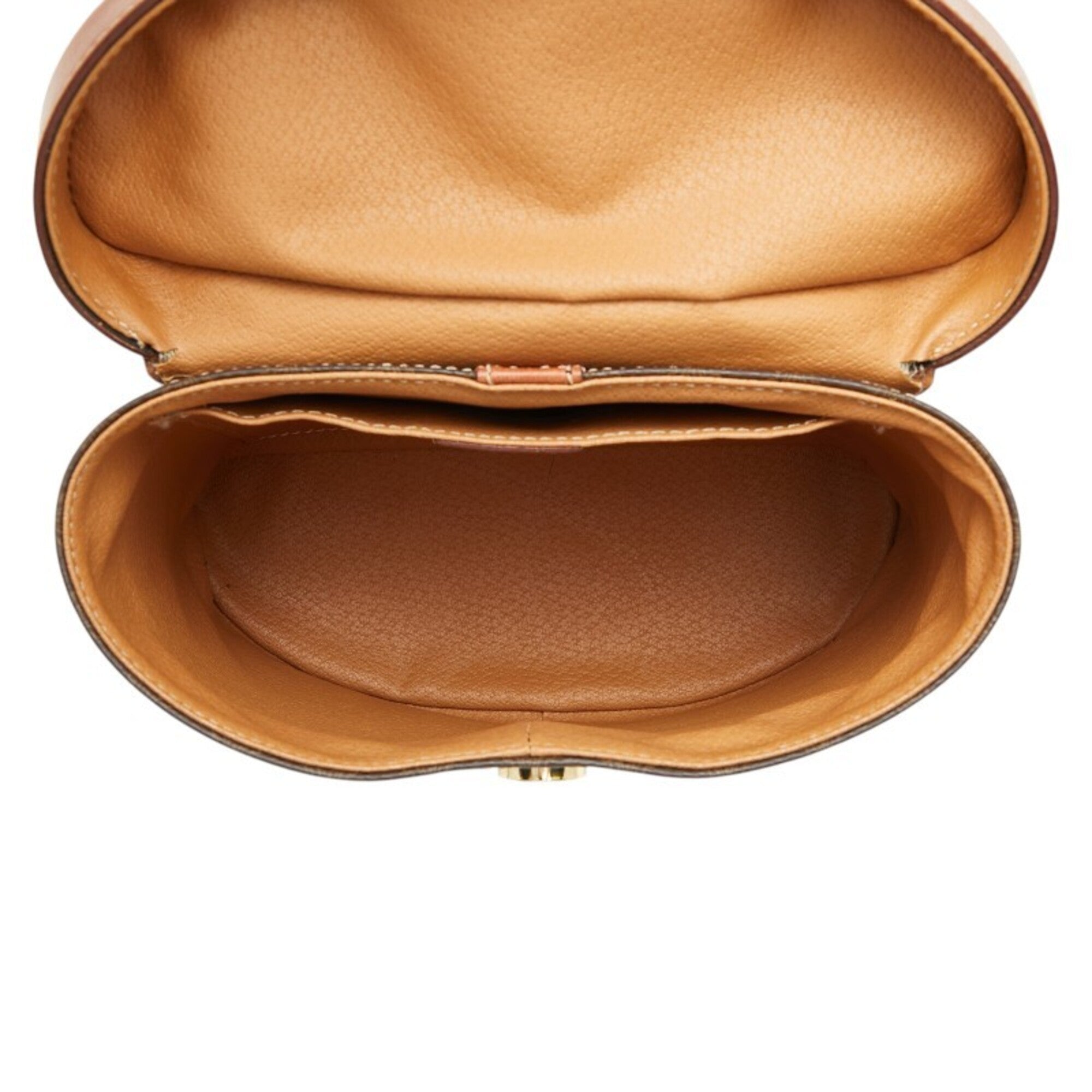 Celine Brown Pvc Shoulder Bag Vanity Bag (Pre-Owned)