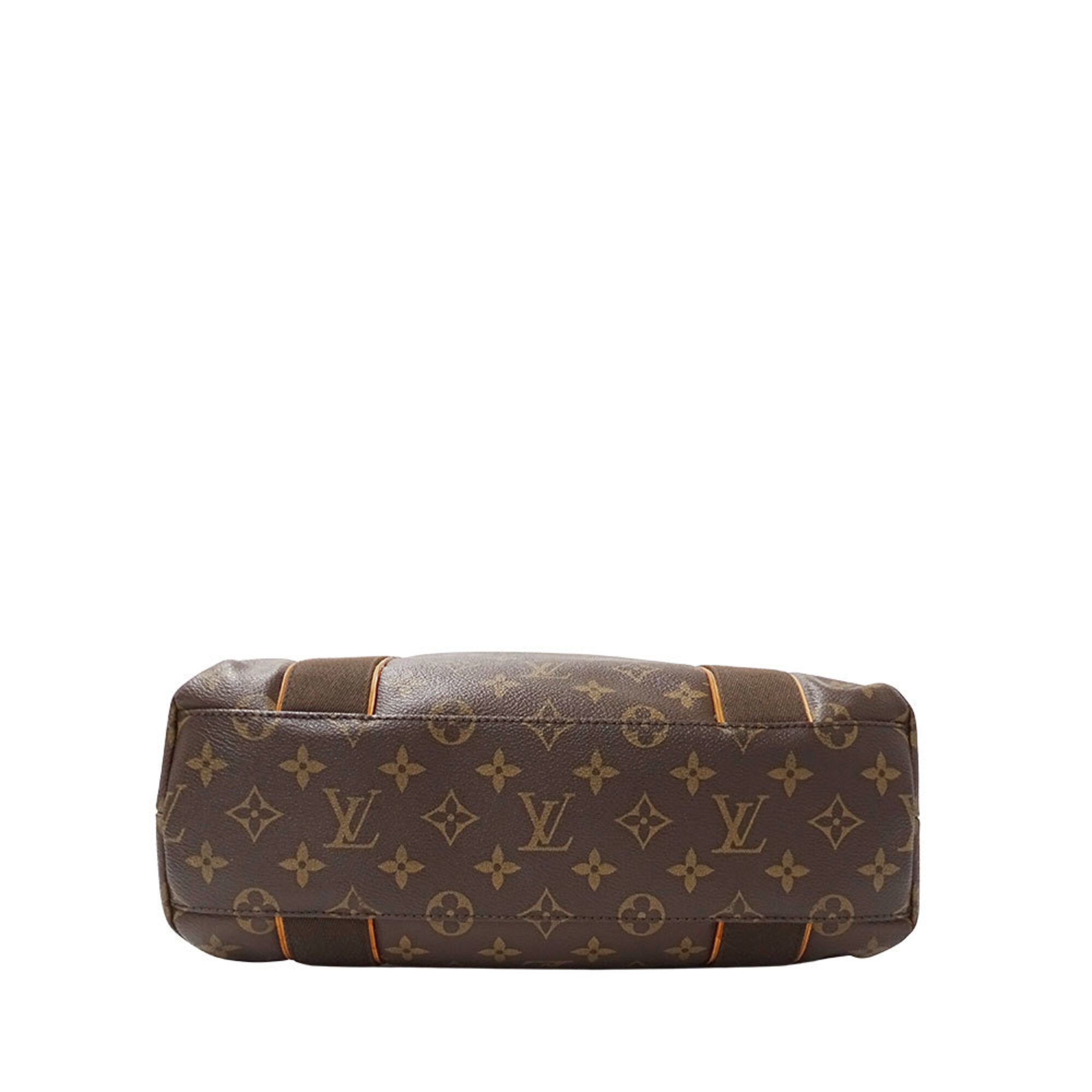 Louis Vuitton Brown Monogram Canvas Handbag Tote Bag (Pre-Owned)