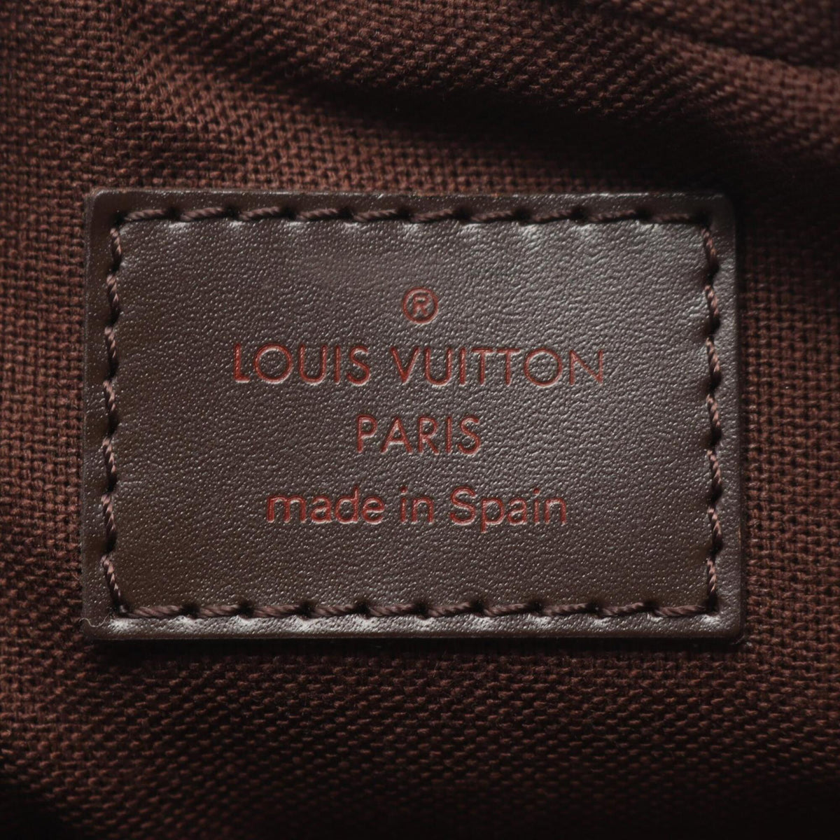 Louis Vuitton Brown Coated Canvas Leather Fanny Pack (Pre-Owned)