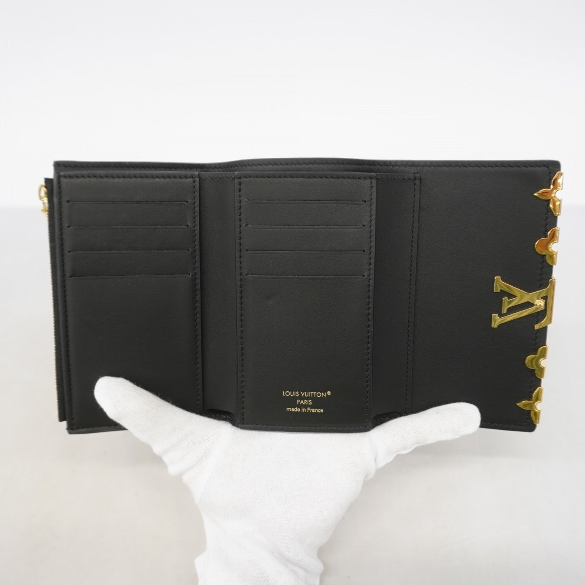 Louis Vuitton Noir Wallet (Tri-Fold) (Pre-Owned)