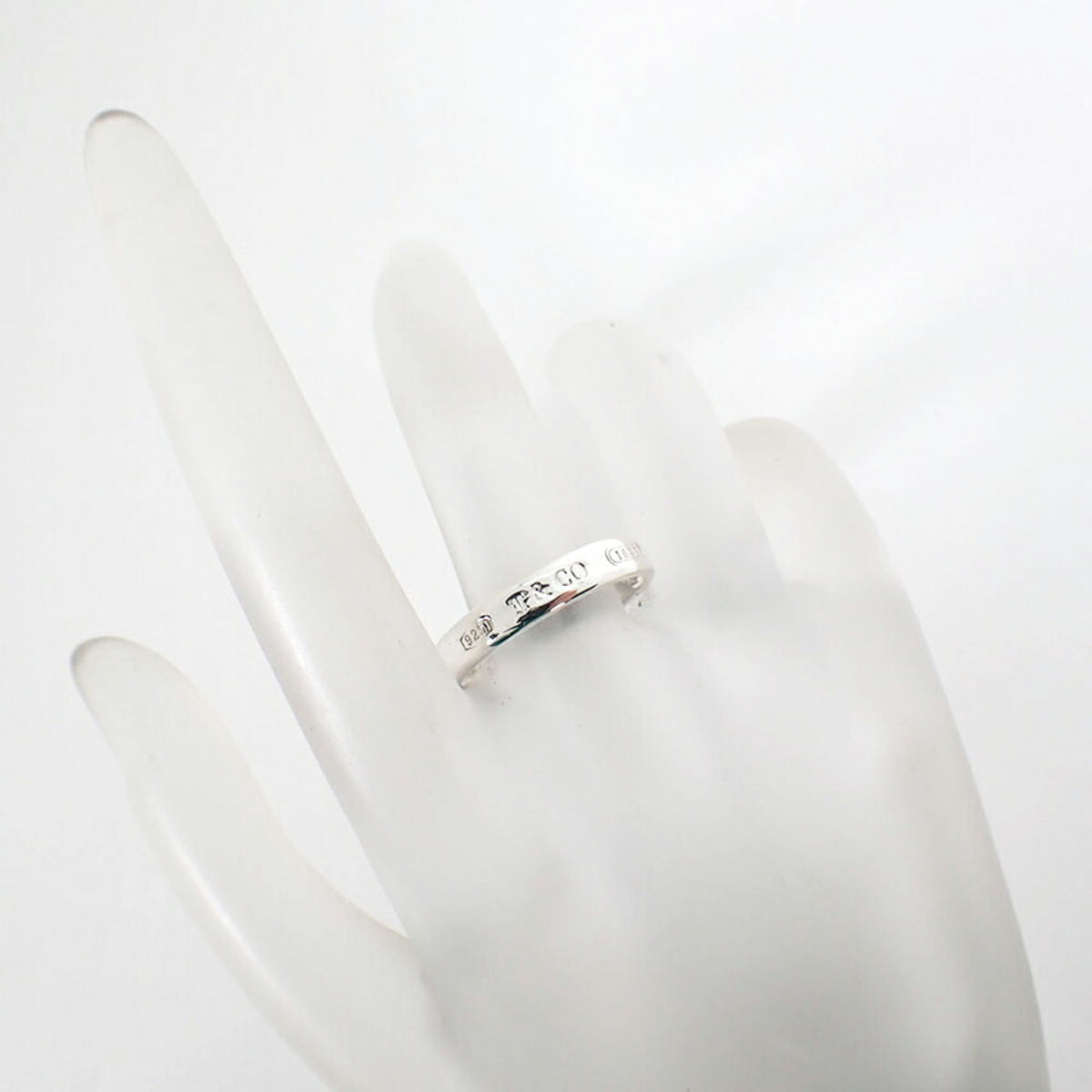 Tiffany Sterling Silver 925 Band Ring (Pre-Owned)