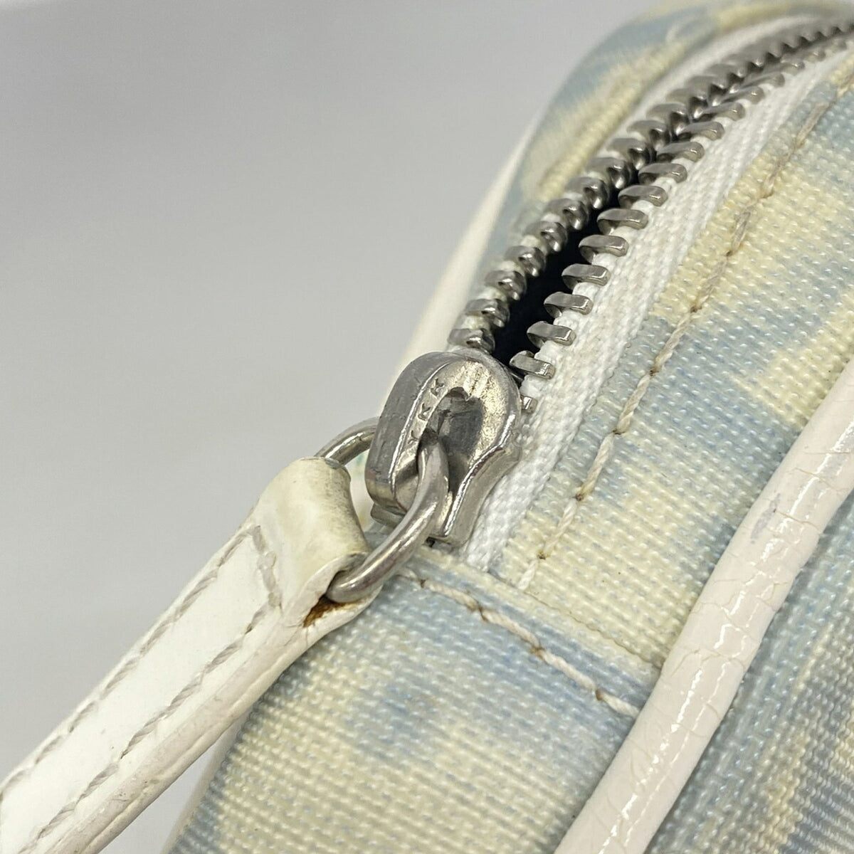 Christian Dior Light Blue Pvc Pouch (Pre-Owned)