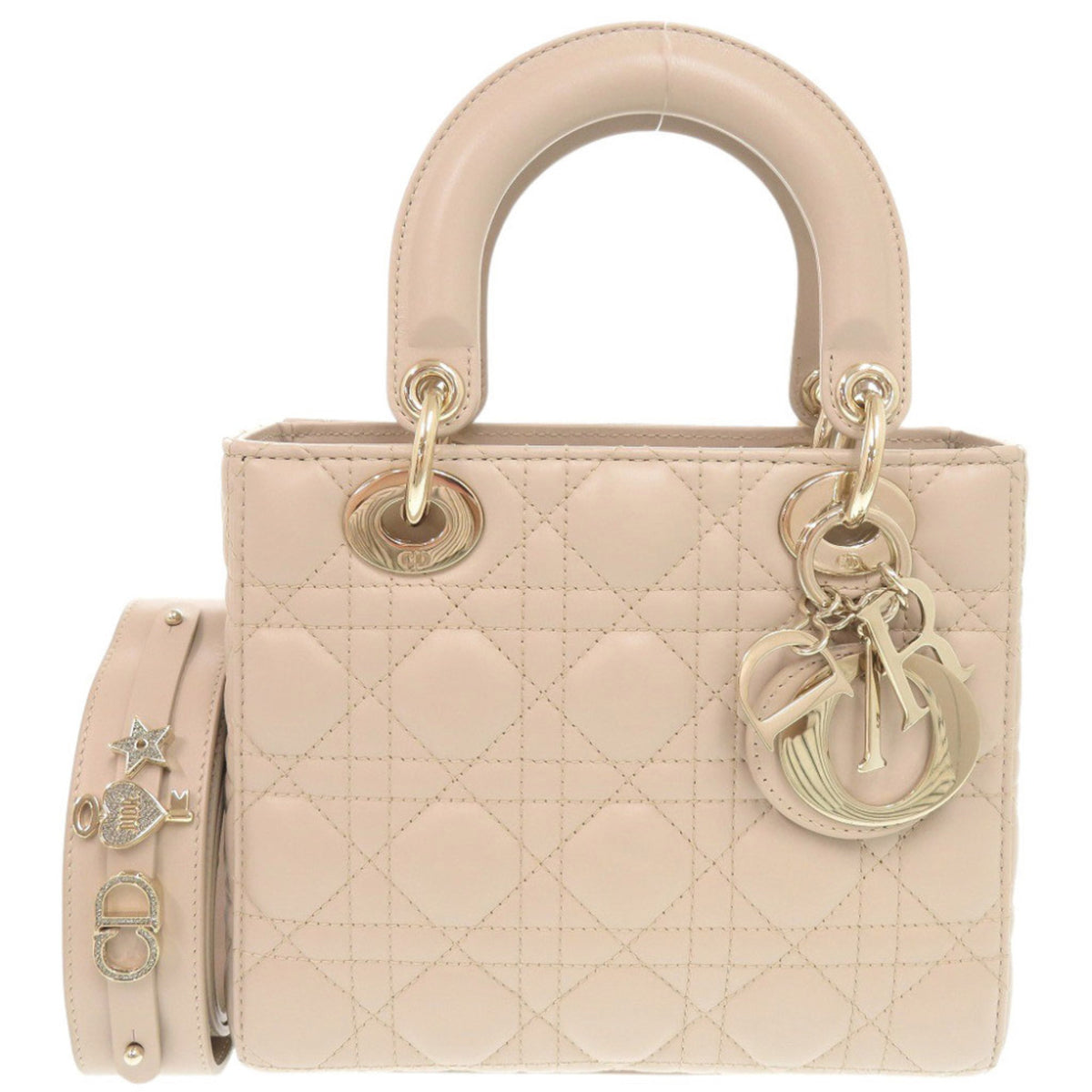 Christian Dior Beige Leather Handbag (Pre-Owned)