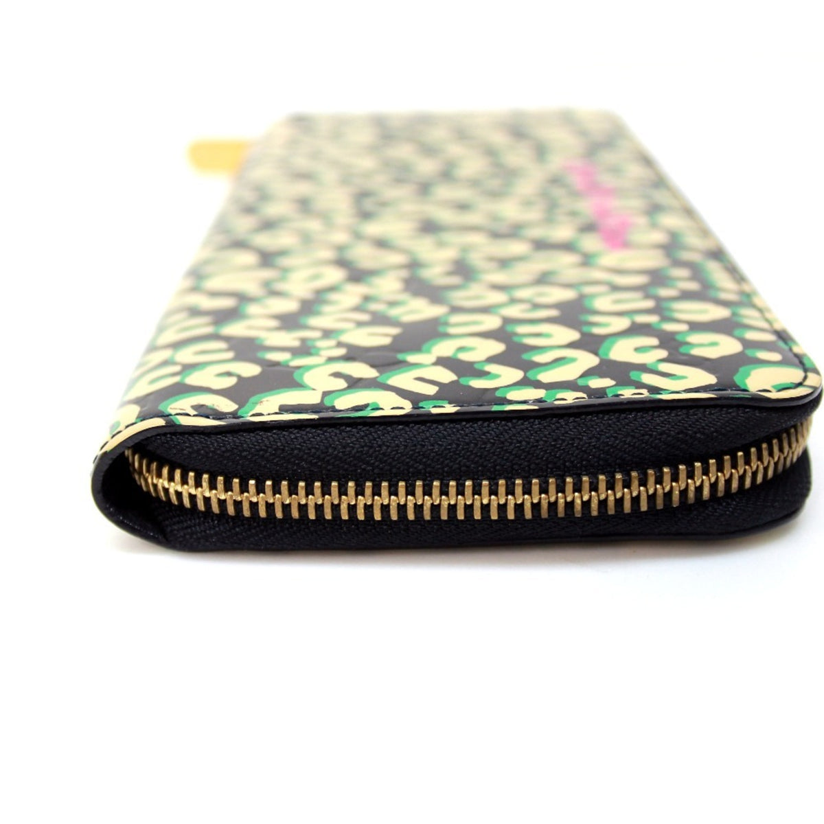 Louis Vuitton Black Patent Leather Long Wallet (Bi-Fold) (Pre-Owned)