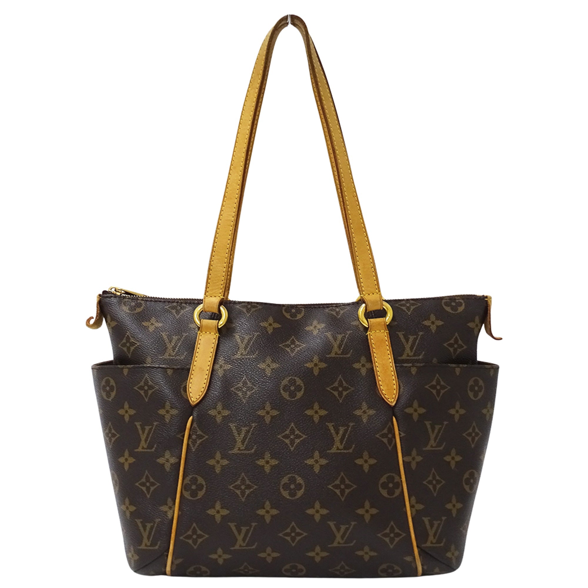 Louis Vuitton Brown Monogram Canvas Handbag Tote Bag (Pre-Owned)