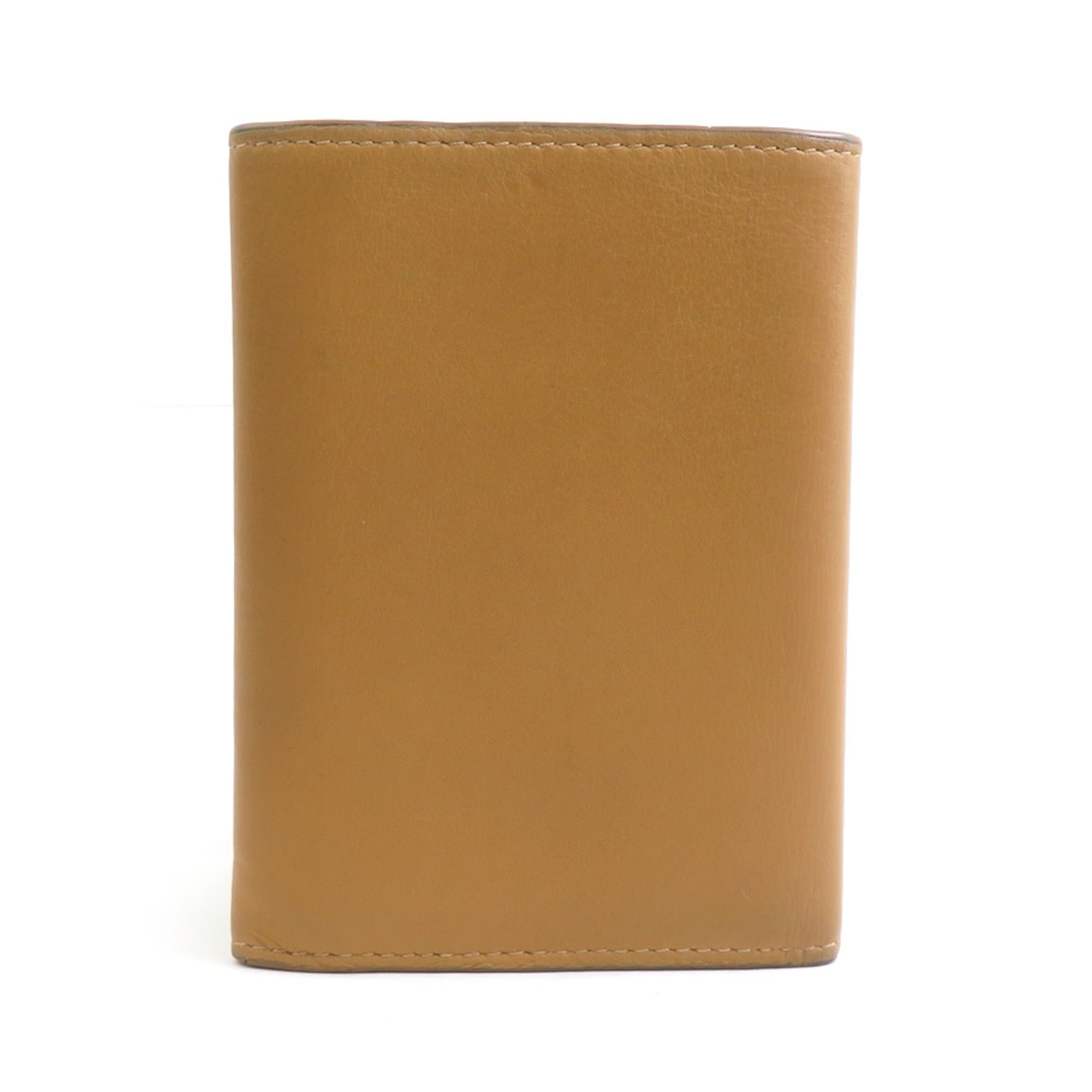 Loewe Camel Leather Wallet (Tri-Fold) (Pre-Owned)