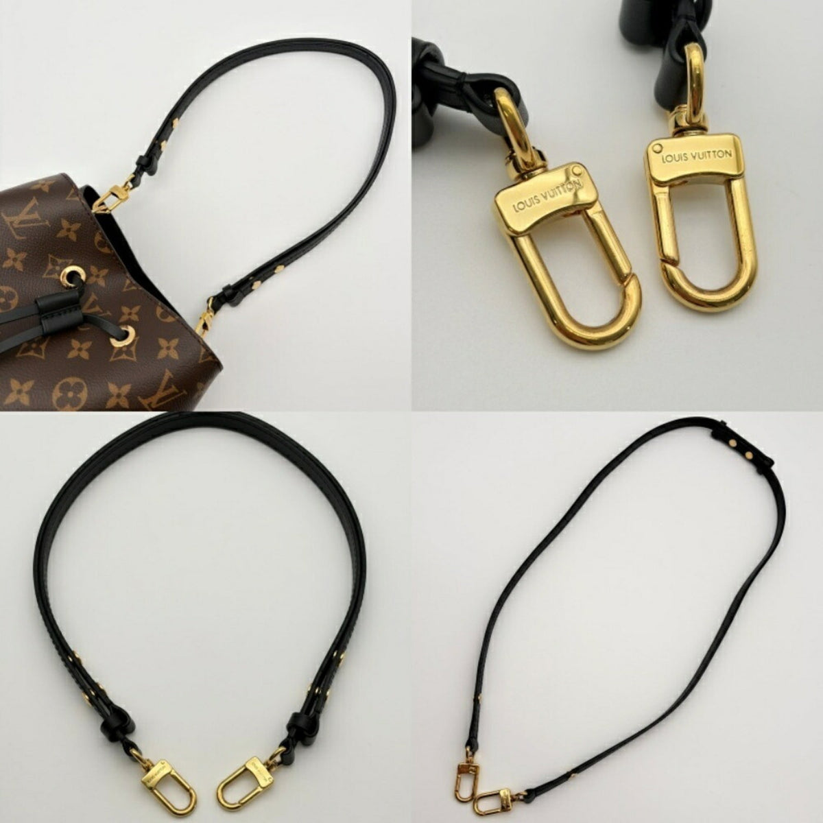 Louis Vuitton Monogram Noir Monogram Canvas Leather Shoulder Bag (Pre-Owned)