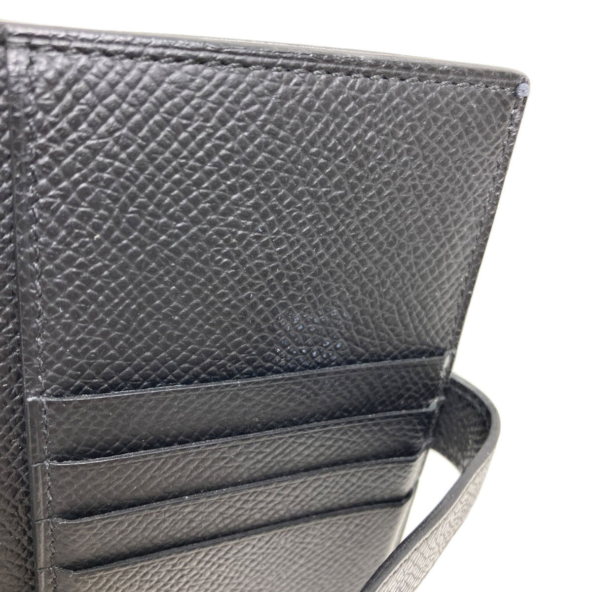 Hermes Black Epsom Leather Wallet (Bi-Fold) (Pre-Owned)