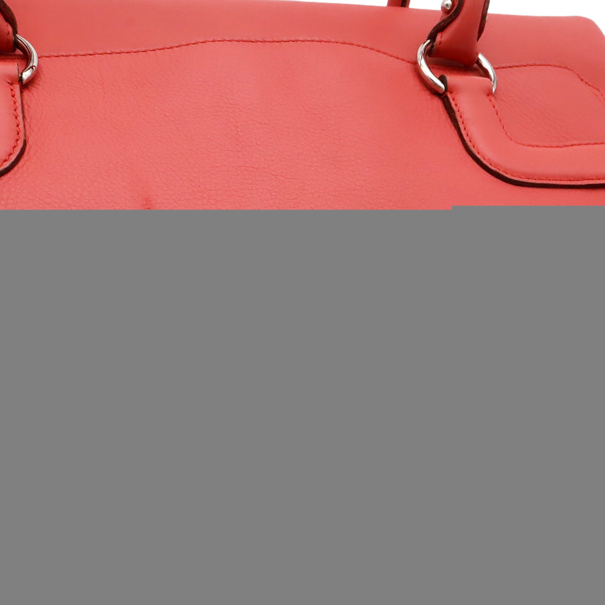 Salvatore Ferragamo Pink Leather Shoulder Bag Tote Bag (Pre-Owned)