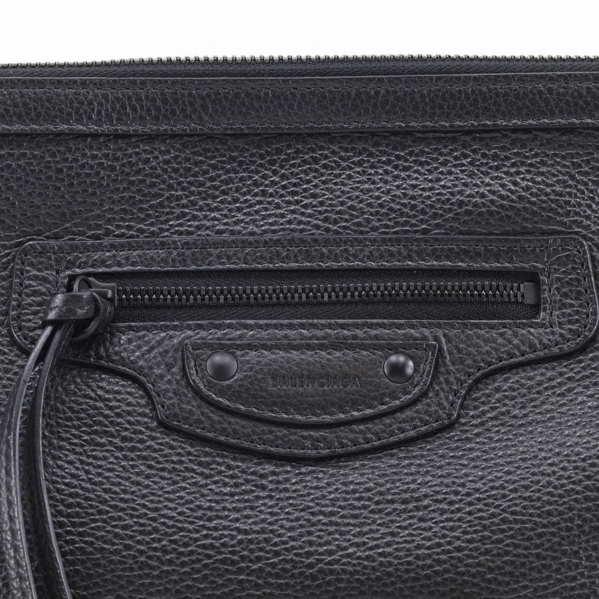Balenciaga Black Leather Shoulder Bag (Pre-Owned)