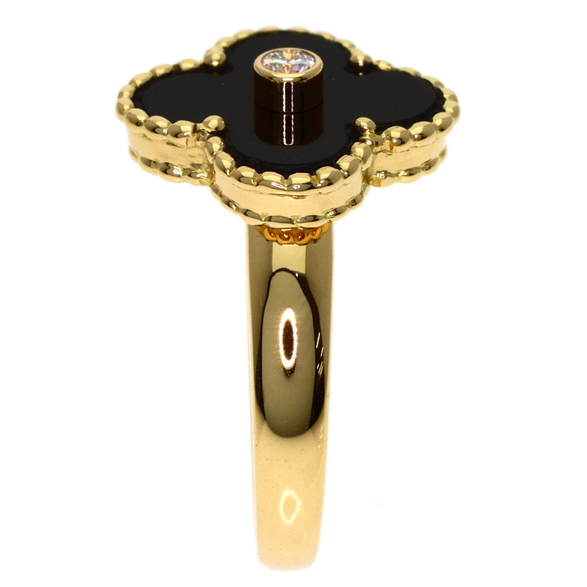Van Cleef & Arpels Yellow Gold (18K) Band Ring (Pre-Owned)
