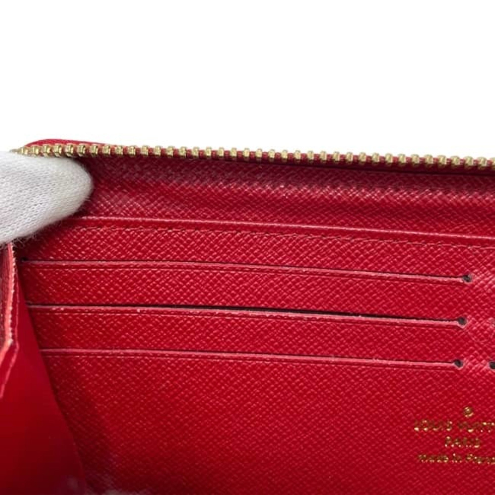 Louis Vuitton Brown Monogram Leather Long Wallet (Bi-Fold) (Pre-Owned)