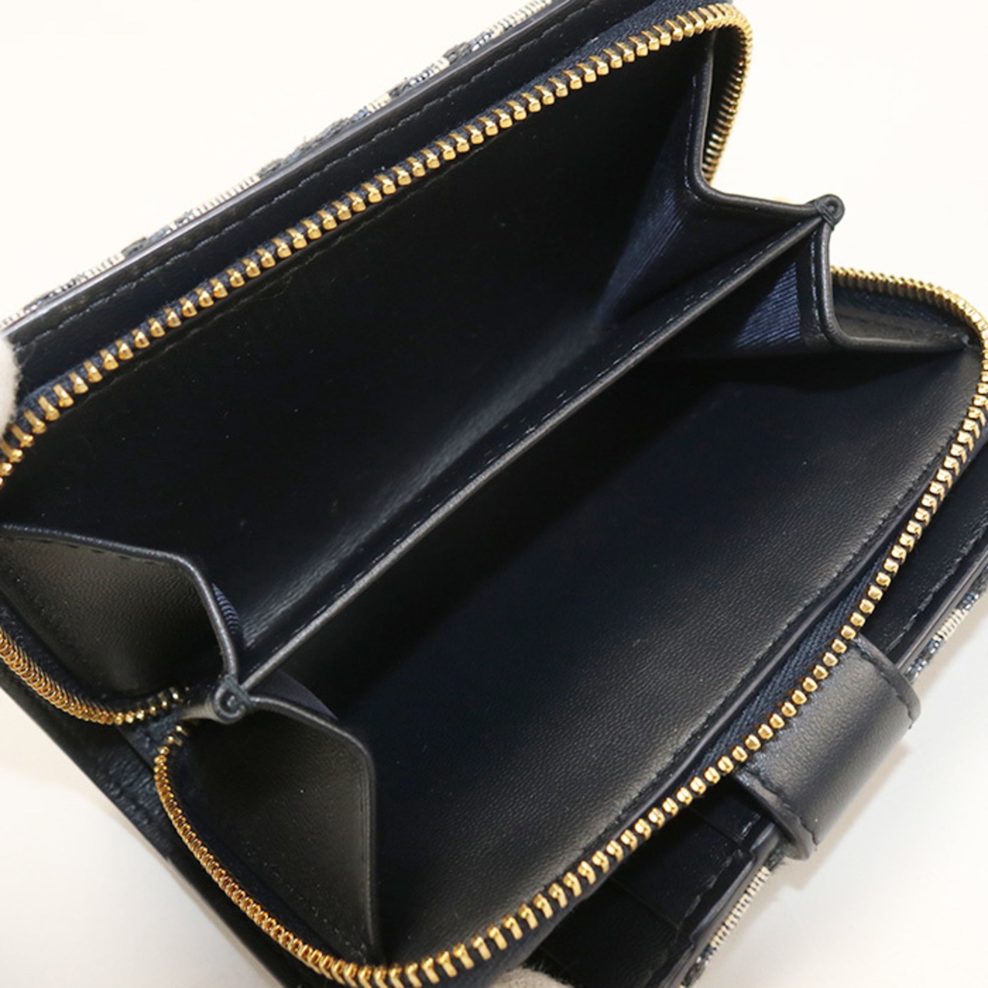 Christian Dior Navy Wallet (Bi-Fold) (Pre-Owned)