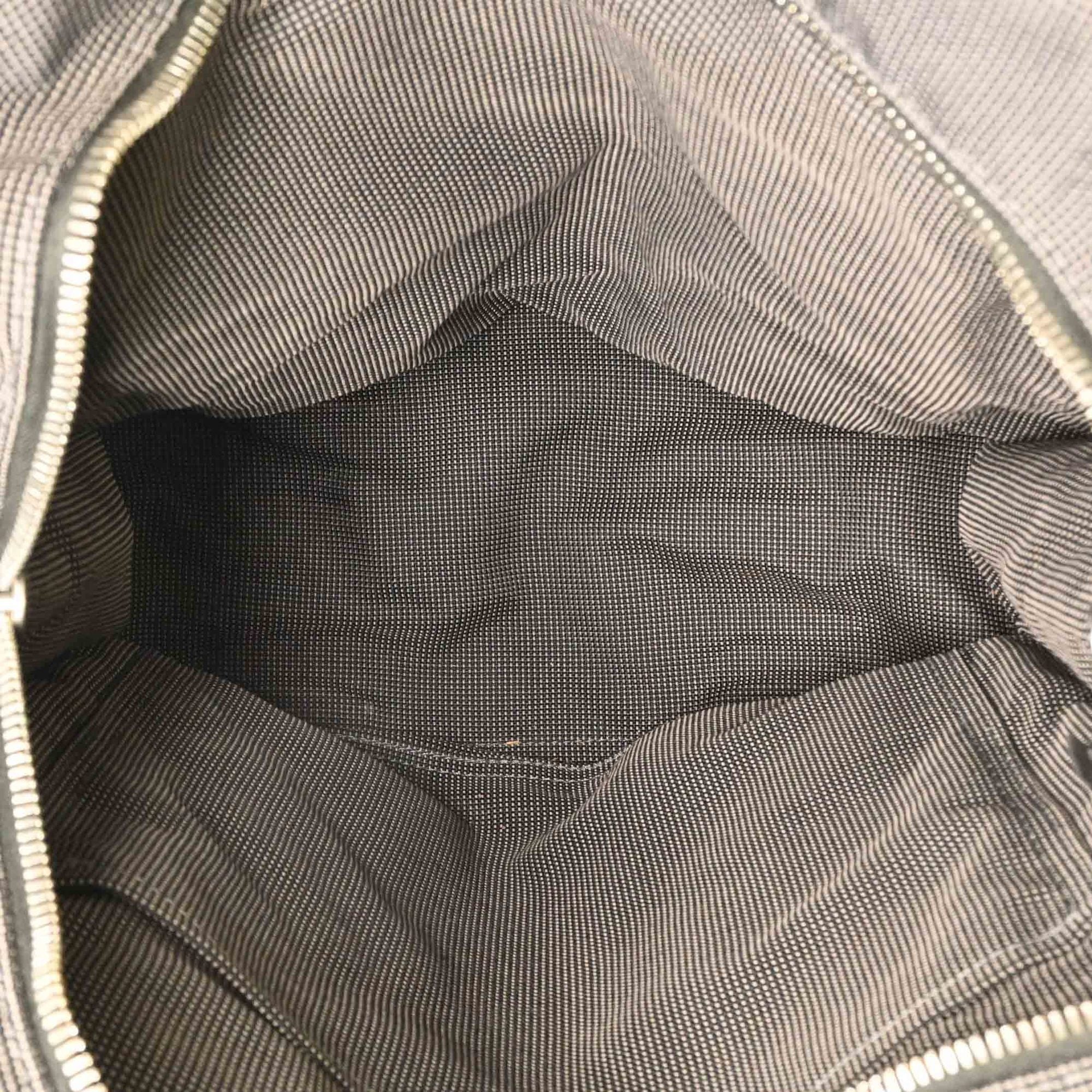 Hermes Her Line Gray Nylon Canvas Backpack (Pre-Owned)
