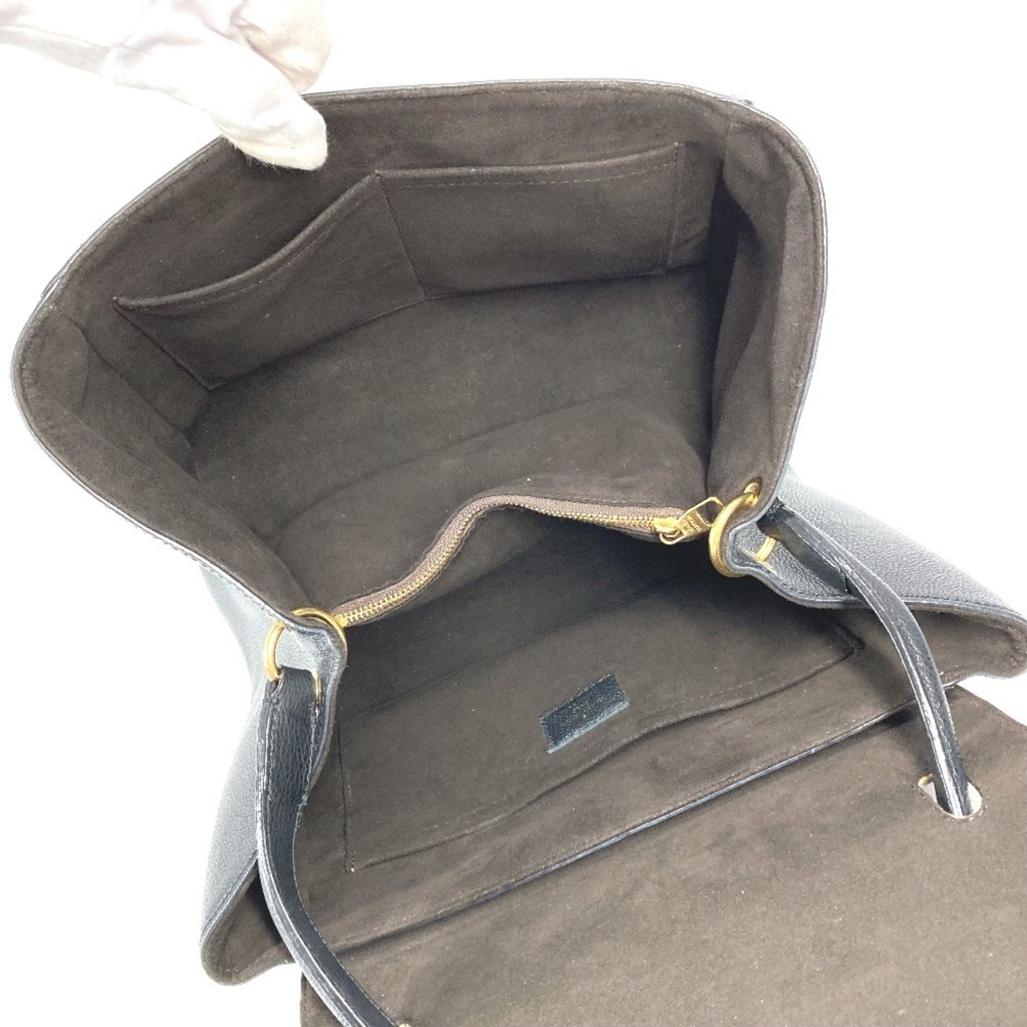 Louis Vuitton Black Noir Monogram Empreinte Handbag Tote Bag (Pre-Owned)