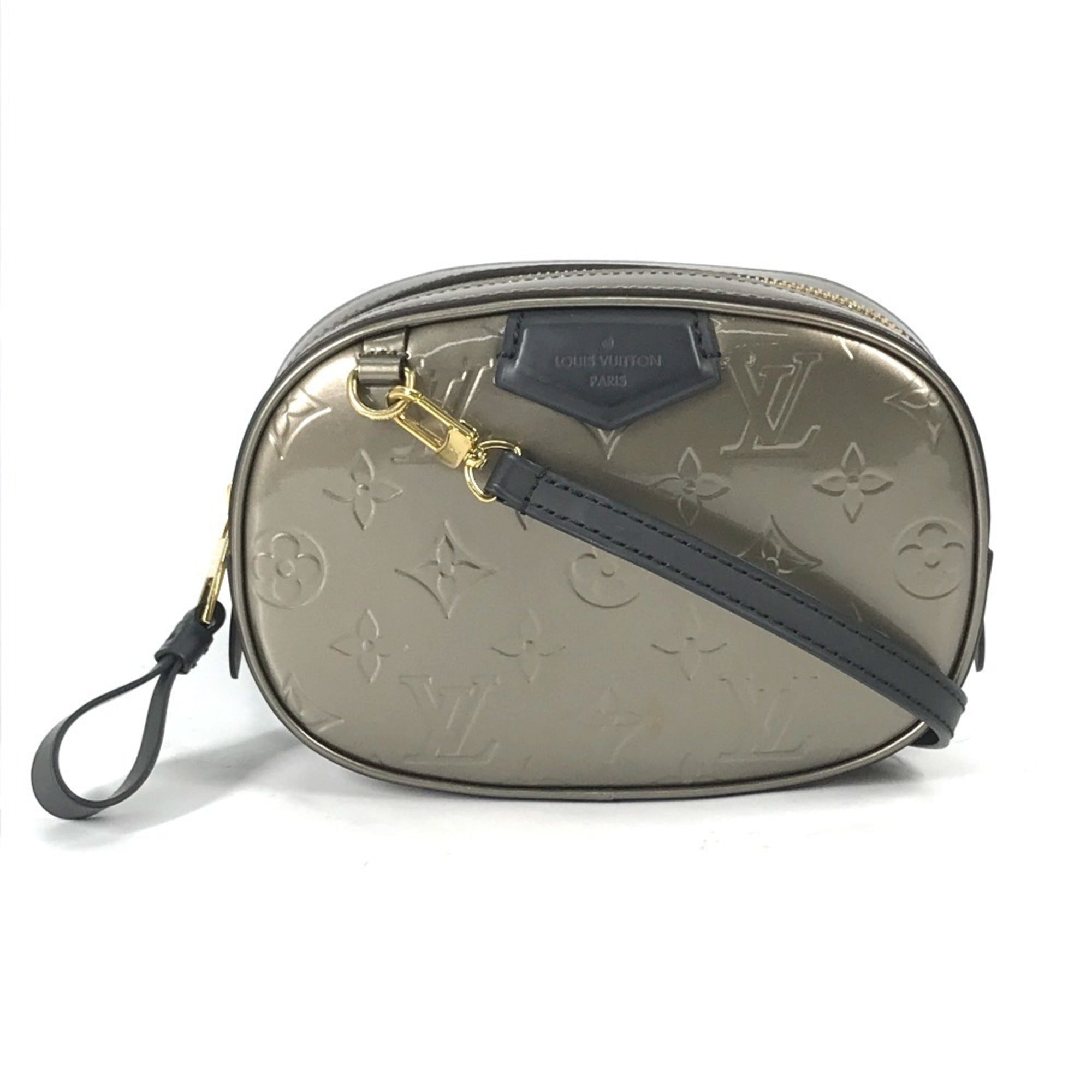 Louis Vuitton Gray Monogram Vernis Shoulder Bag Sling Bag (Pre-Owned)