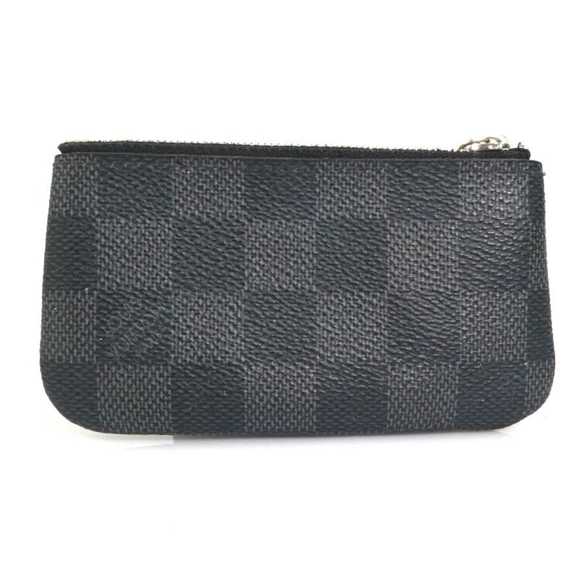 Louis Vuitton Black Gray Damier Graphite Coin Purse/Coin Case (Pre-Owned)