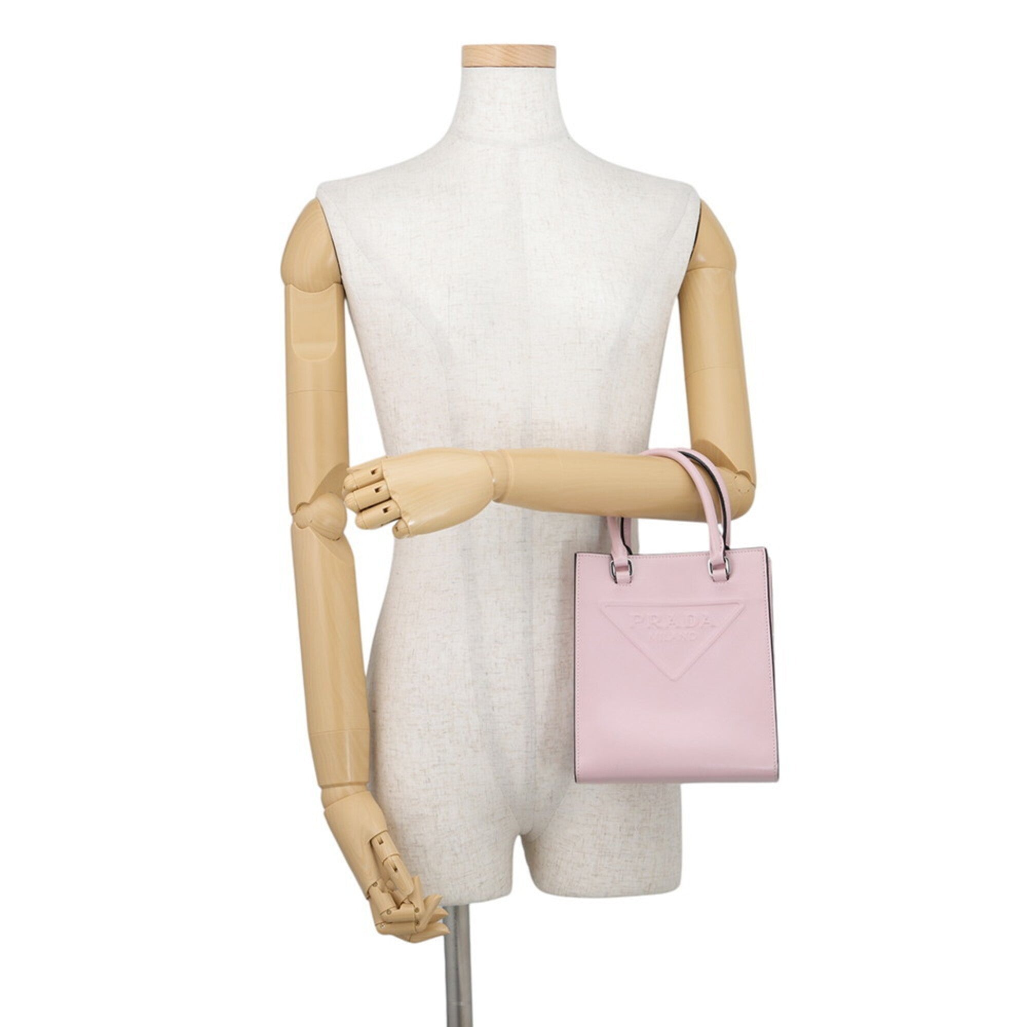 Prada Pink Leather Handbag (Pre-Owned)