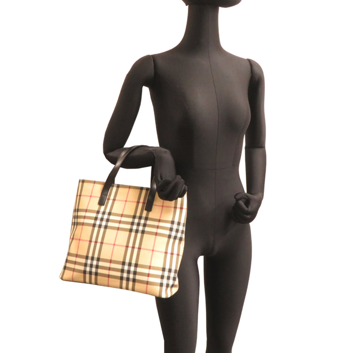 Burberry Brown Pvc Handbag (Pre-Owned)