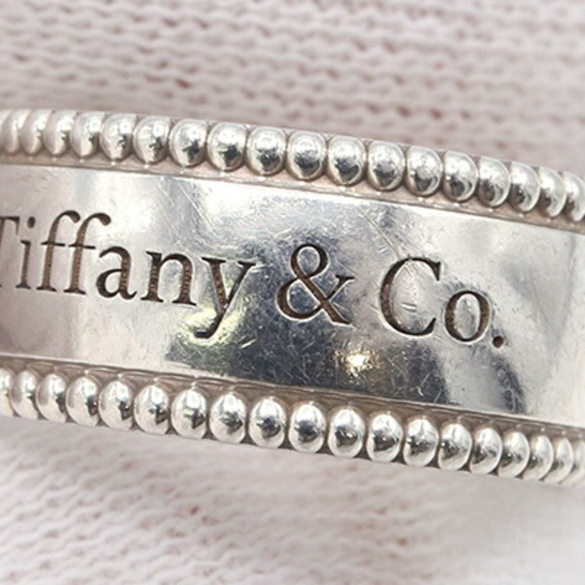 Tiffany Silver Sterling Silver 925 Band Ring (Pre-Owned)
