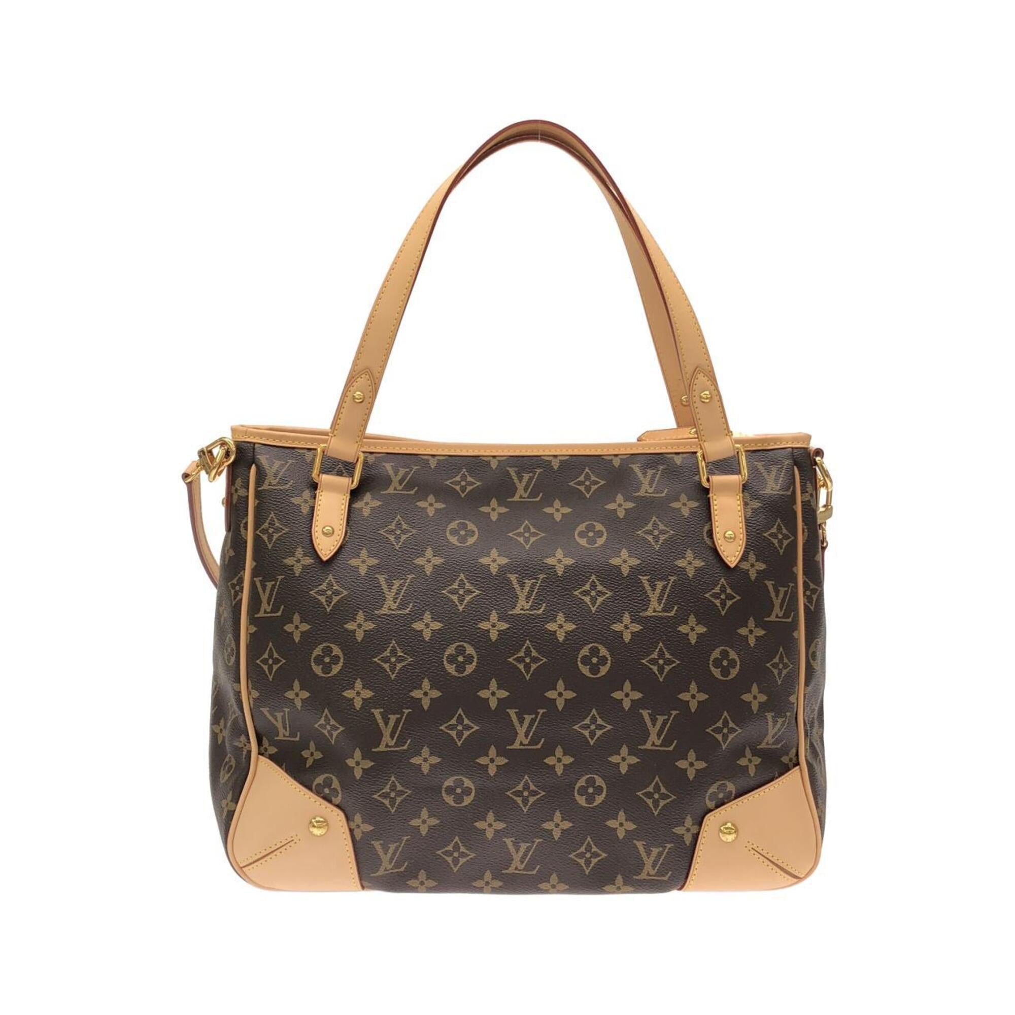 Louis Vuitton Brown Coated Canvas Handbag (Pre-Owned)