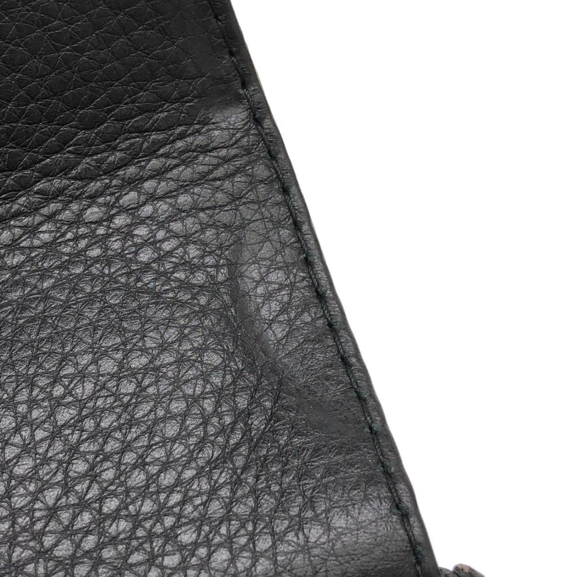 Gucci Black Leather Handbag (Pre-Owned)