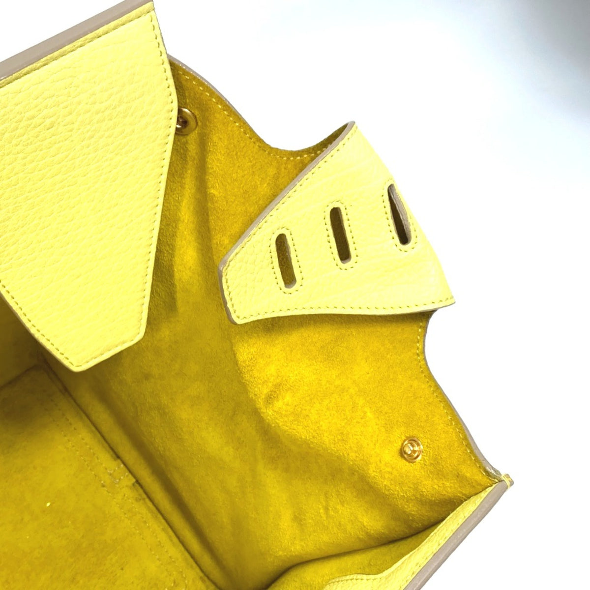 Celine Yellow Leather Handbag (Pre-Owned)