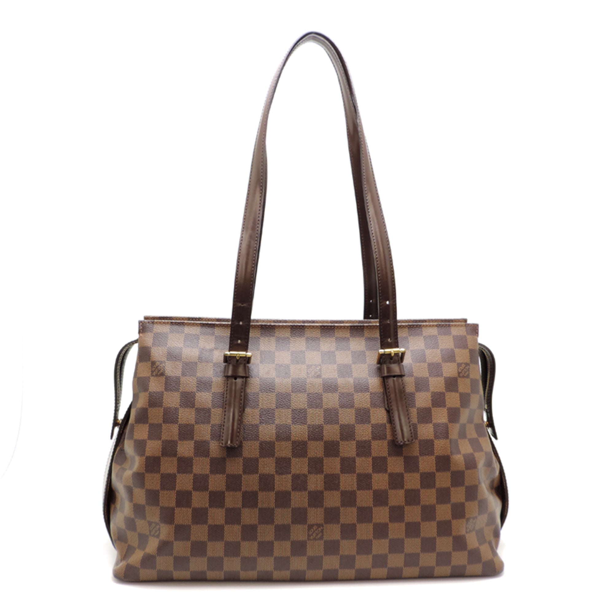 Louis Vuitton Brown Damier Canvas Tote Bag (Pre-Owned)