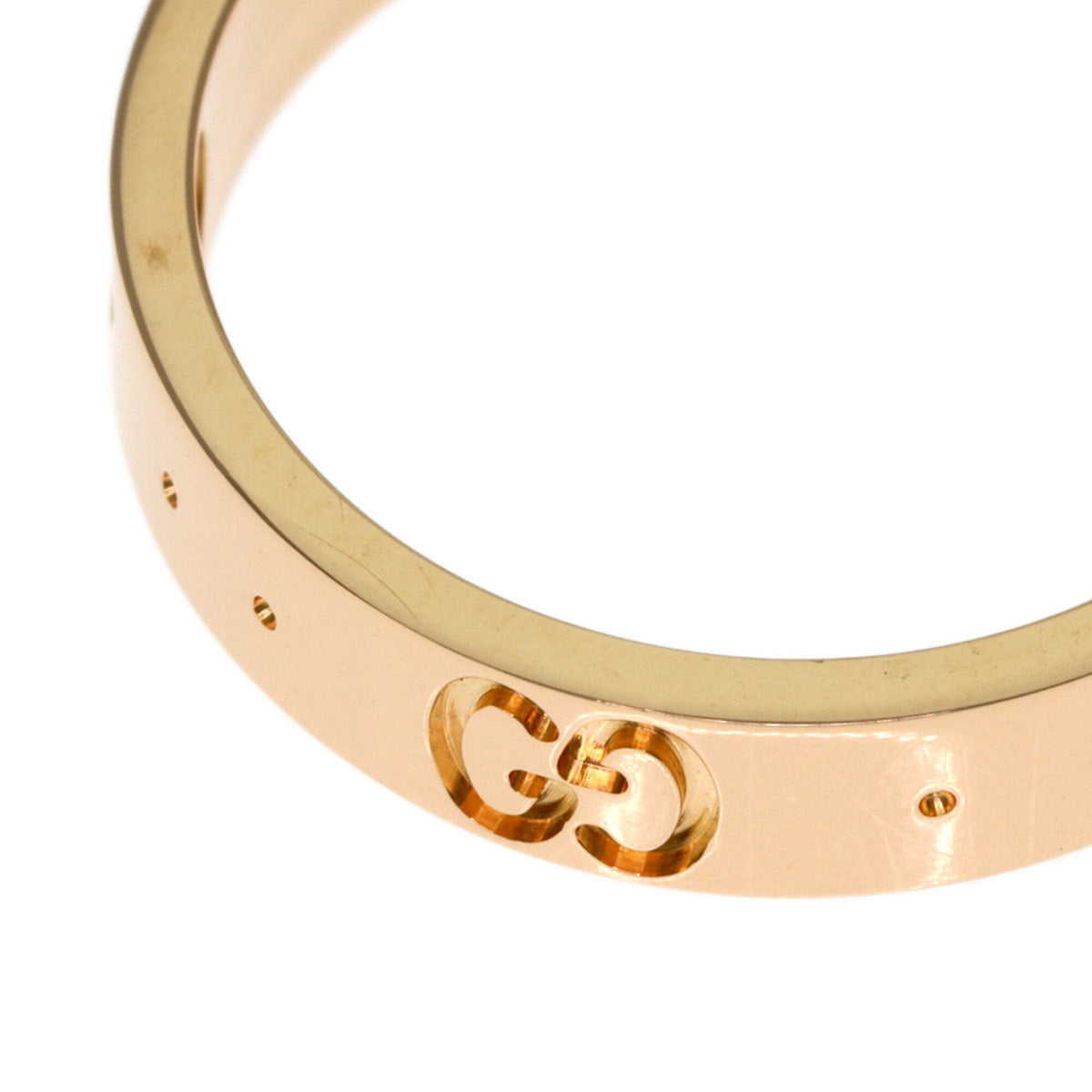 Gucci Icon Pink Gold (18K) Band Ring (Pre-Owned)