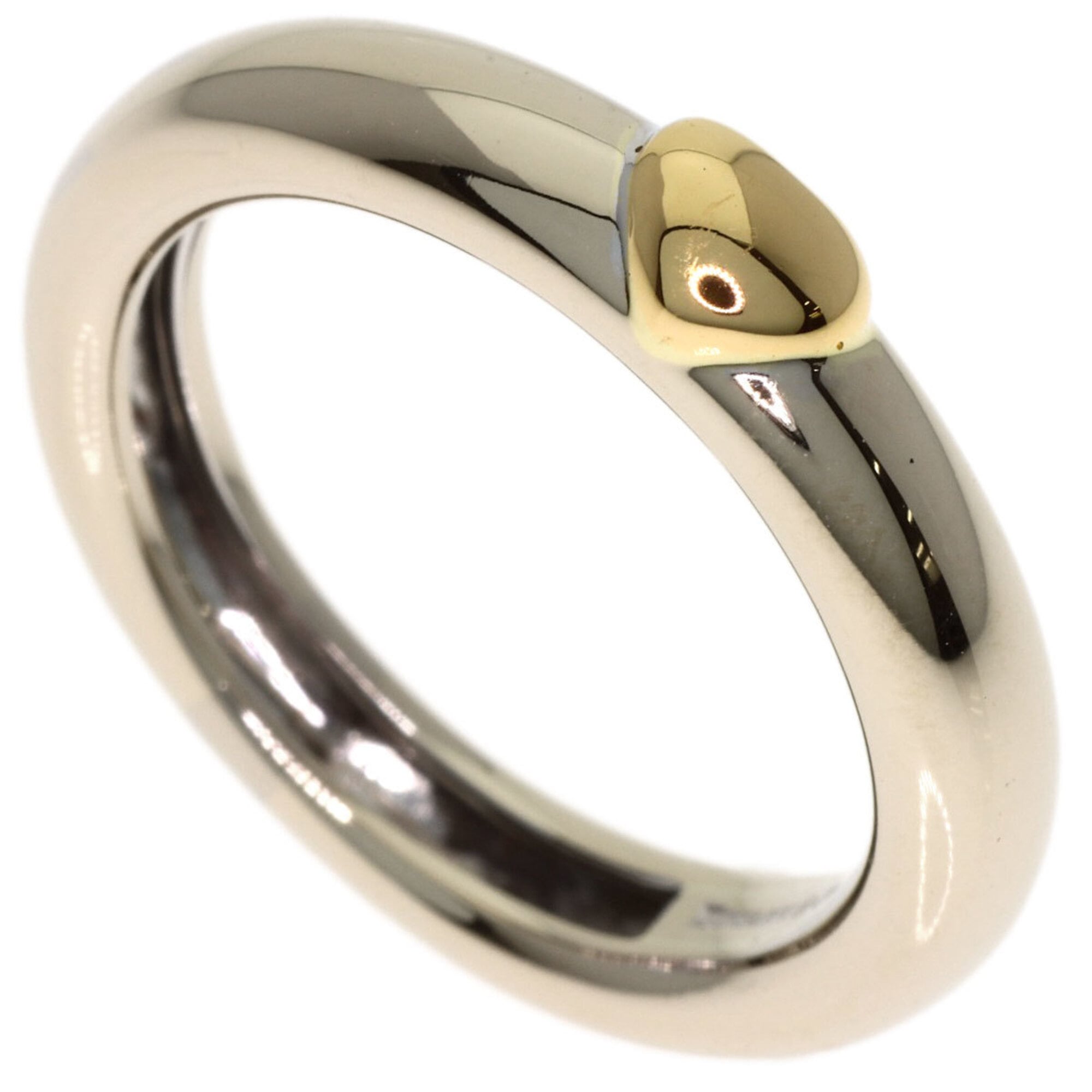 Tiffany Yellow Gold (18K) White Gold (18K) Band Ring (Pre-Owned)