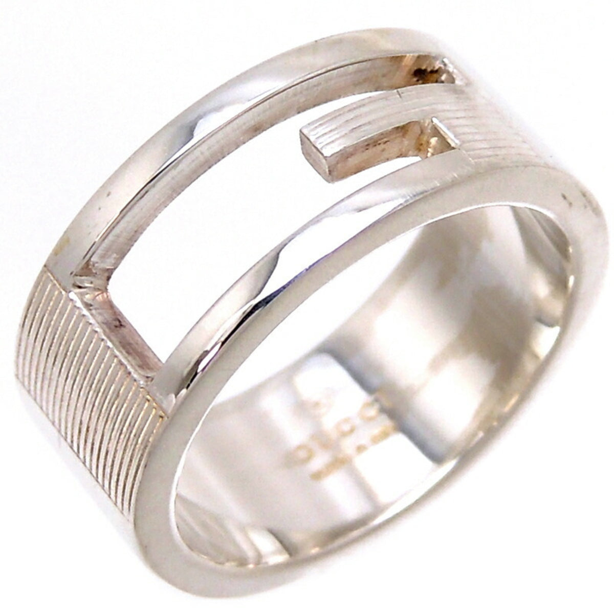 Gucci Silver 925 Band Ring (Pre-Owned)