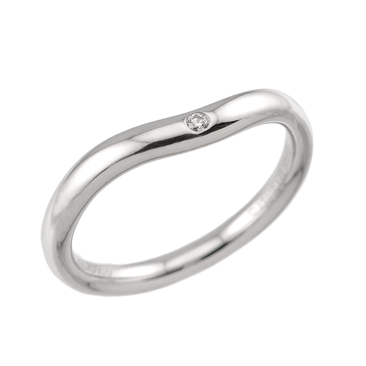 Tiffany Platinum 950 Band Ring (Pre-Owned)