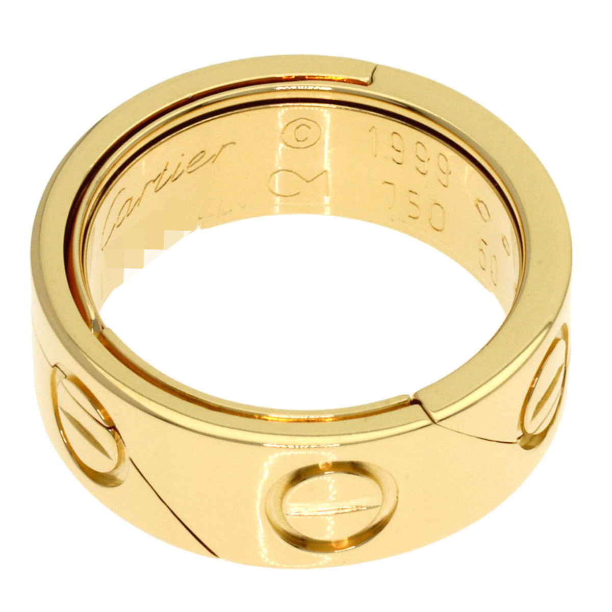 Cartier Love Yellow Gold (18K) Band Ring (Pre-Owned)