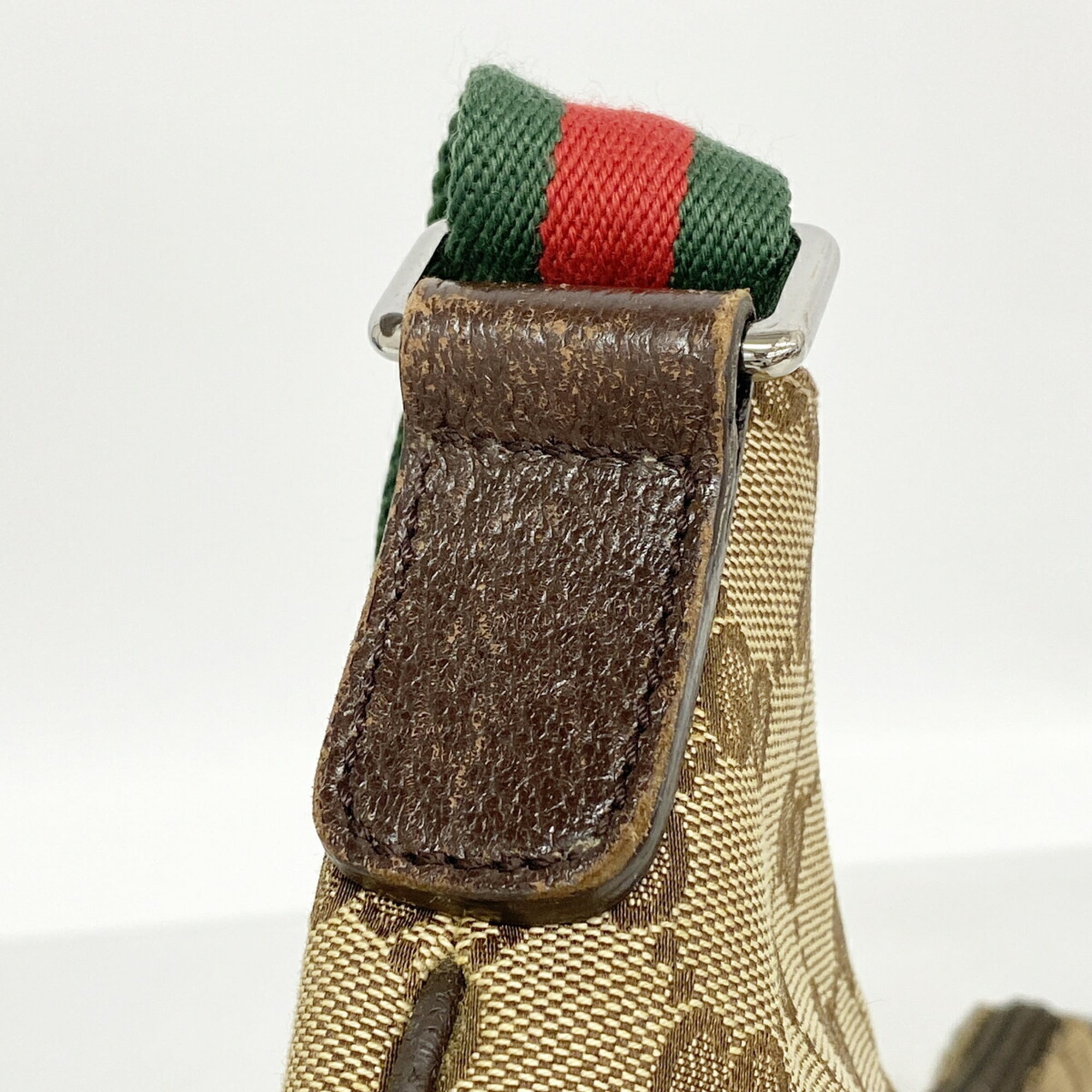 Gucci Brown Canvas Shoulder Bag (Pre-Owned)