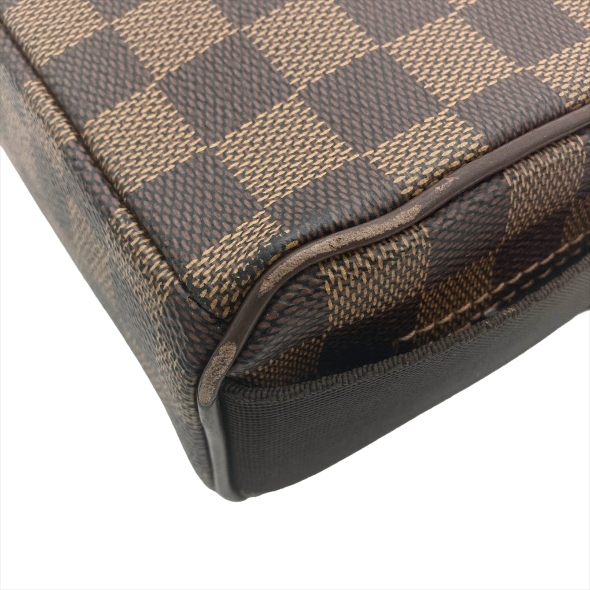 Louis Vuitton Brown Damier Canvas Ebene Damier Canvas Shoulder Bag (Pre-Owned)
