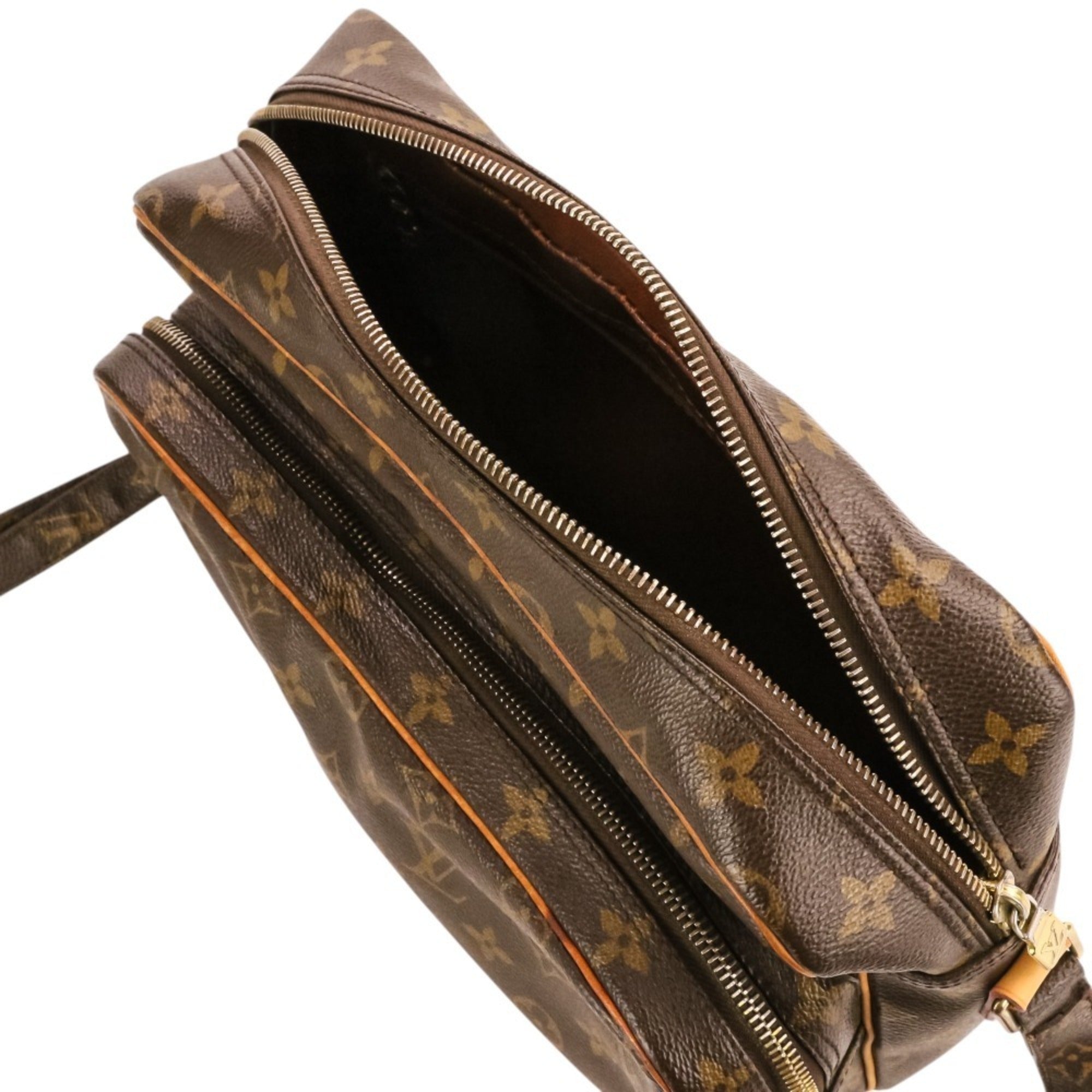 Louis Vuitton Brown Monogram Canvas Shoulder Bag (Pre-Owned)