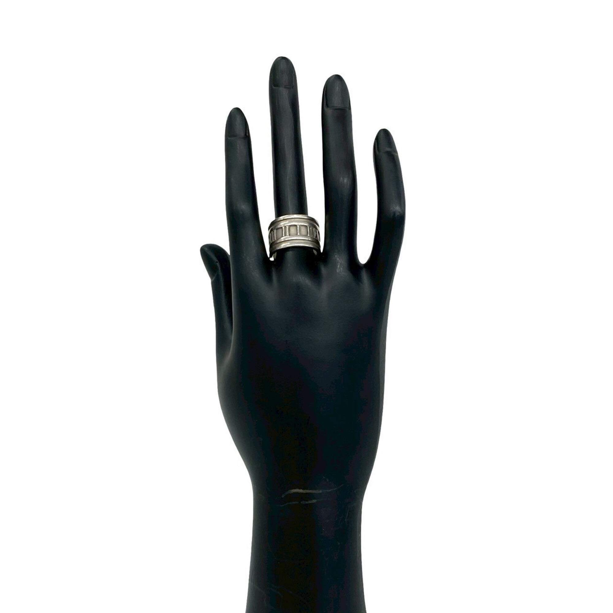 Tiffany Silver Silver 925 Band Ring (Pre-Owned)