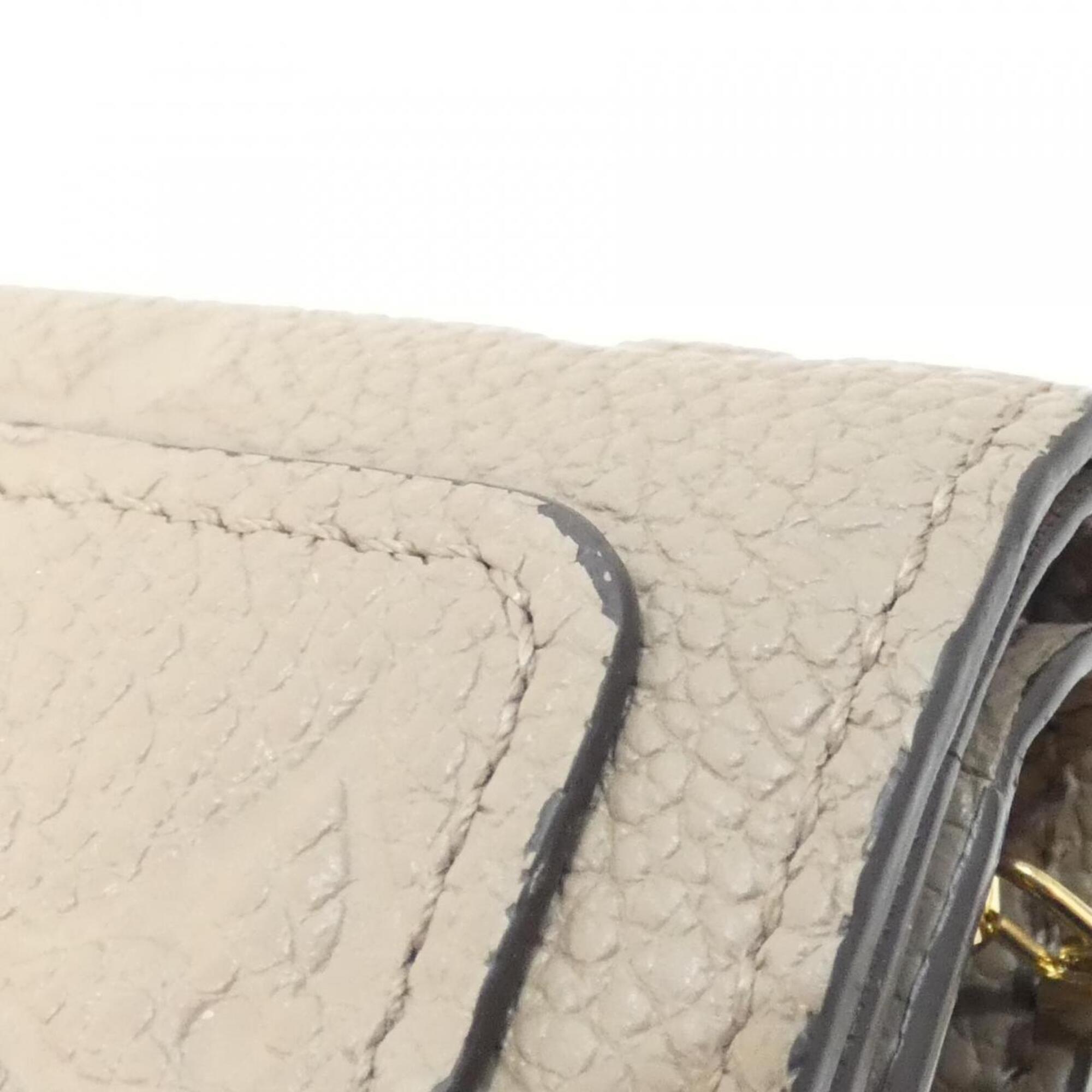 Louis Vuitton Monogram Empreinte Tourterelle Leather Wallet (Bi-Fold) (Pre-Owned)