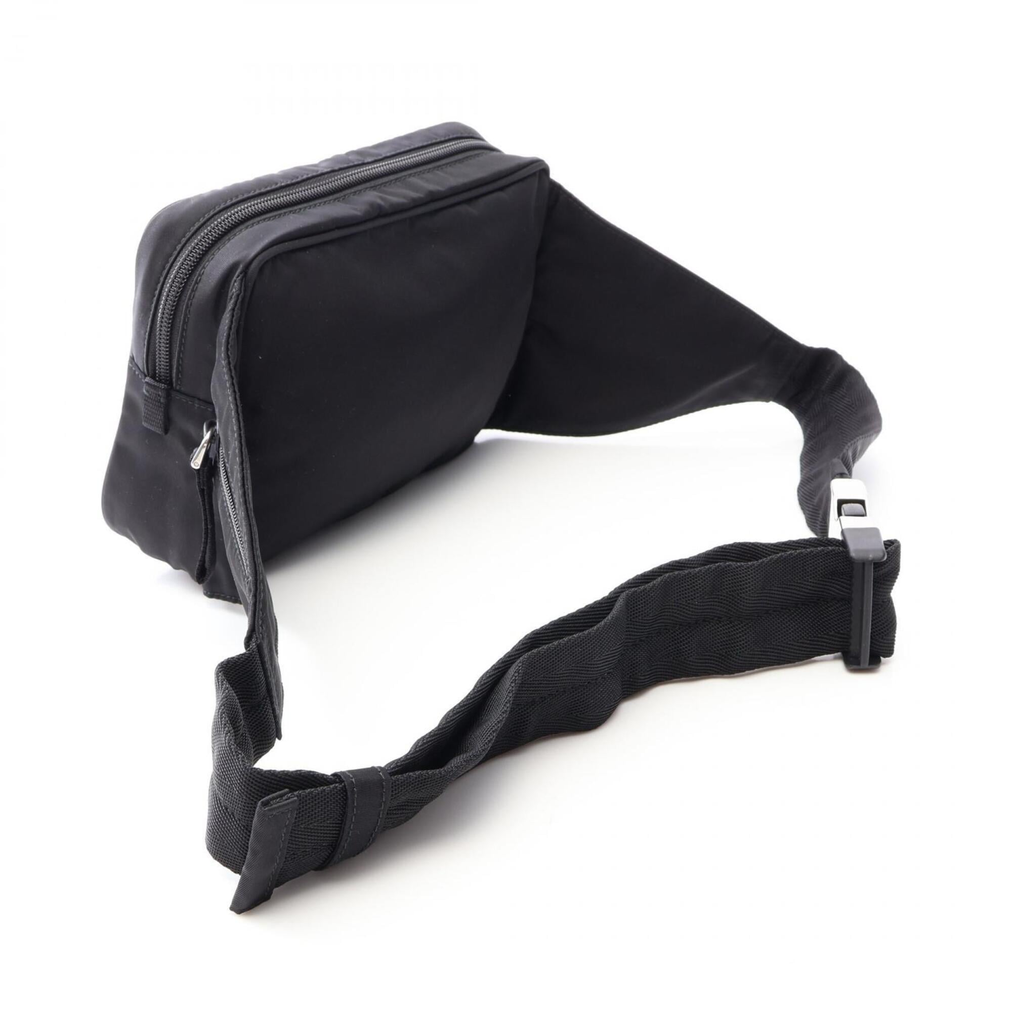Prada Black Nylon Fanny Pack Handbag (Pre-Owned)