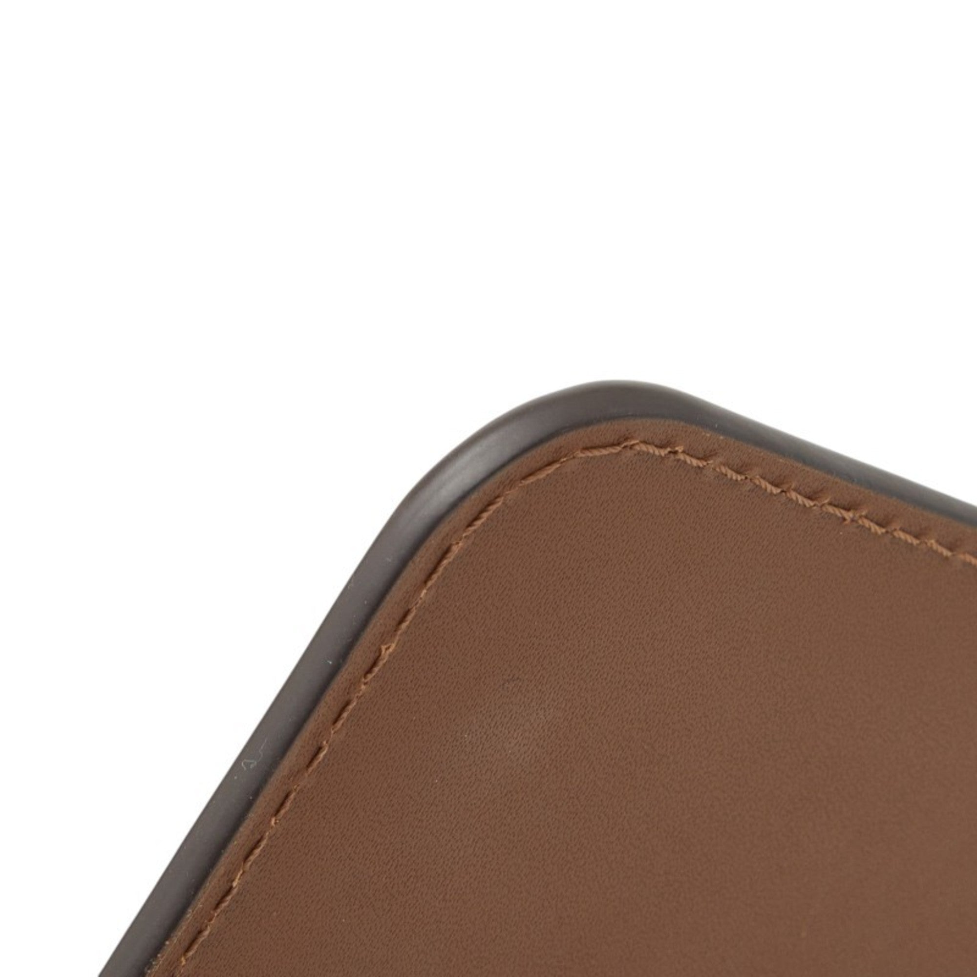 Louis Vuitton Brown Mahina Leather Leather Handbag Pouch (Pre-Owned)