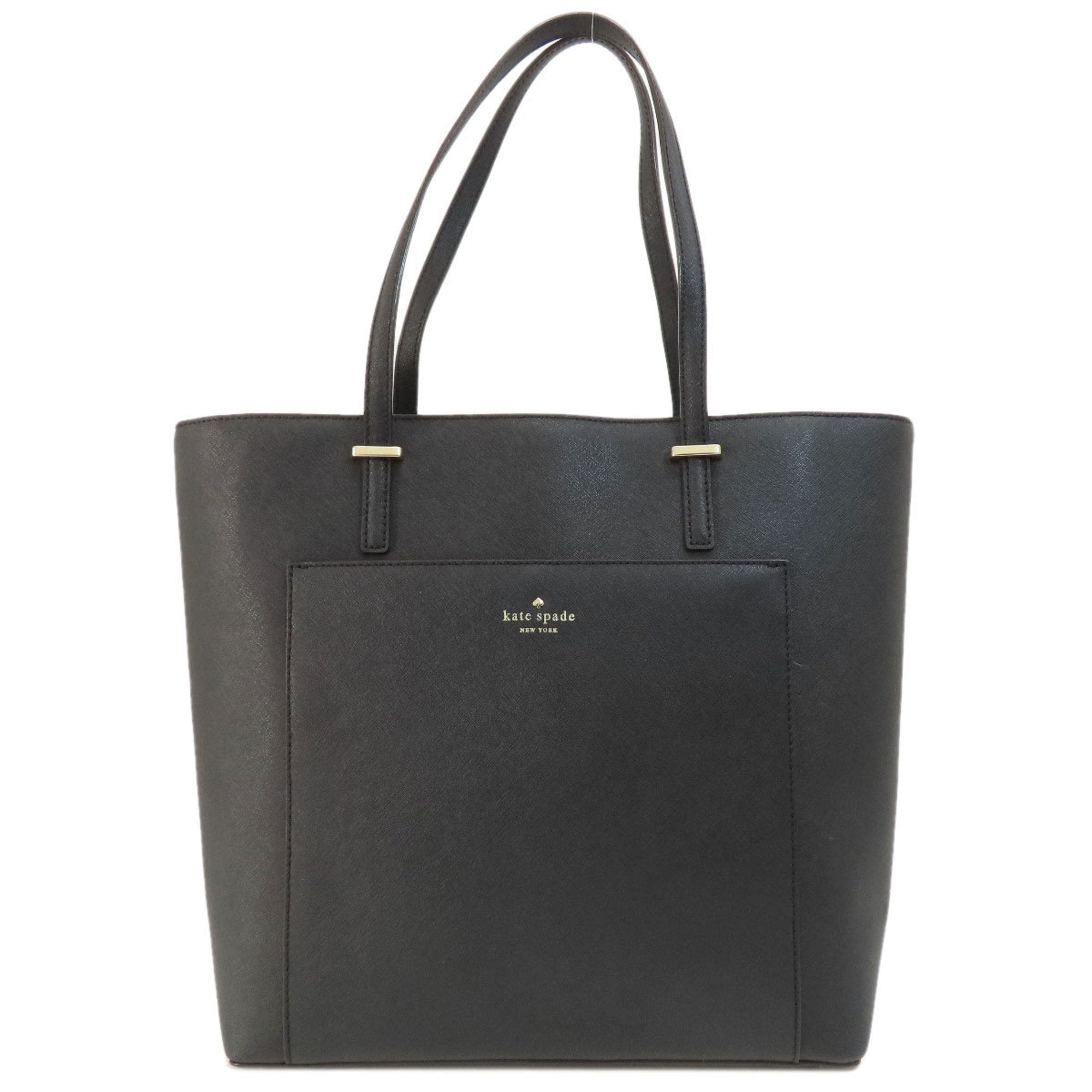 Kate Spade Black Leather Tote Bag (Pre-Owned)