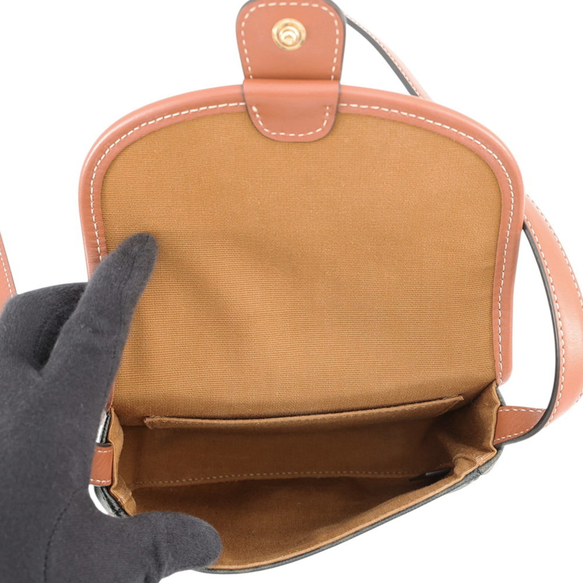 Celine Brown Pvc Shoulder Bag (Pre-Owned)