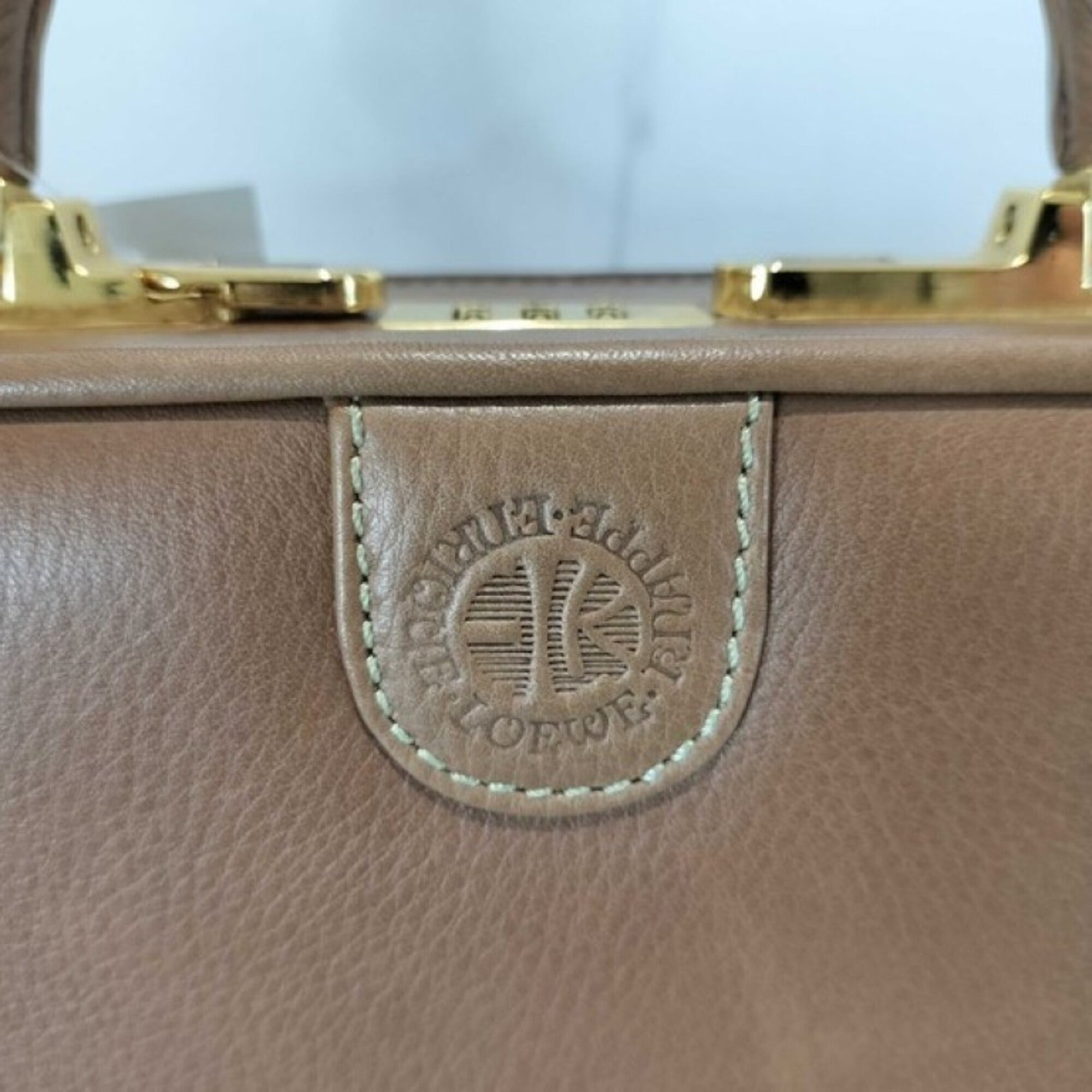 Loewe Brown Leather Attaché Case Briefcase (Pre-Owned)