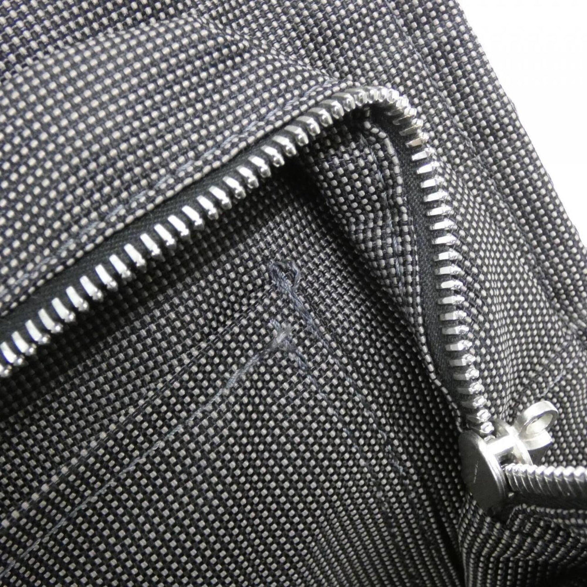 Hermes Black Canvas Handbag (Pre-Owned)