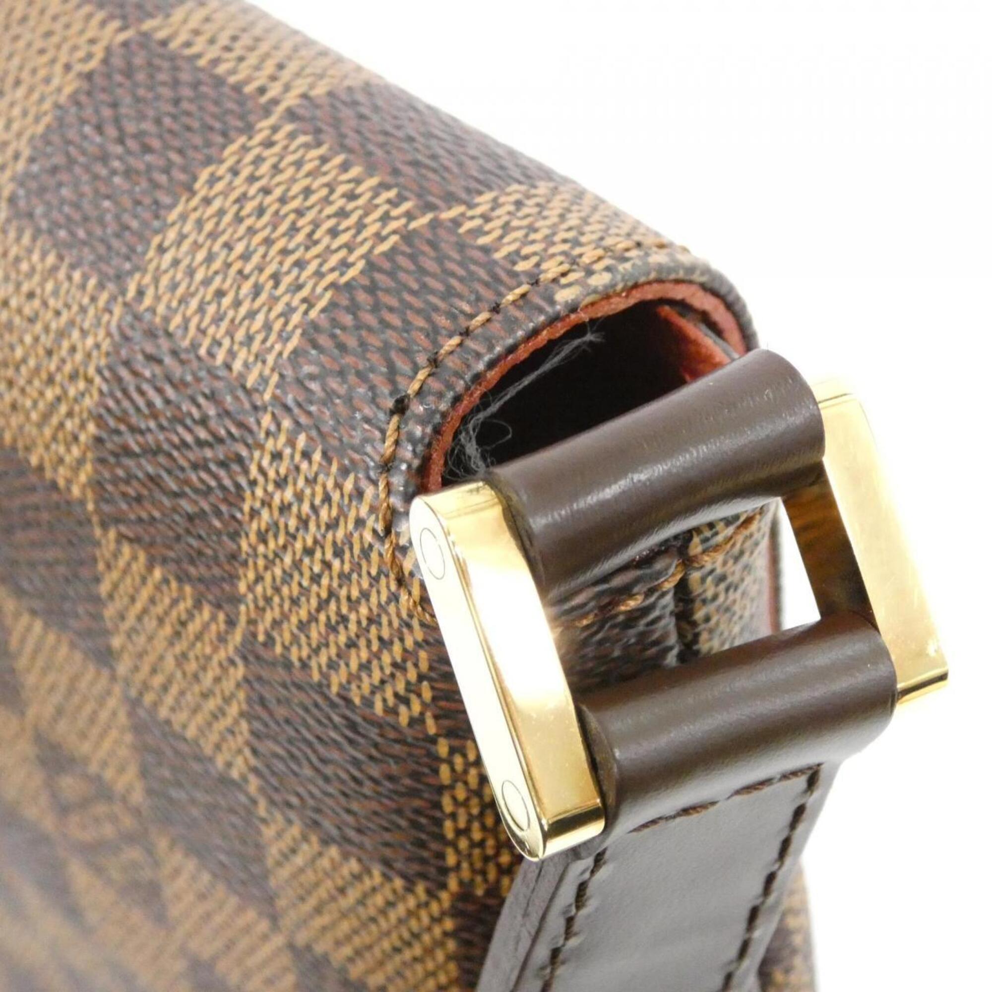 Louis Vuitton Damier Damier Canvas Ebene Damier Canvas Shoulder Bag (Pre-Owned)
