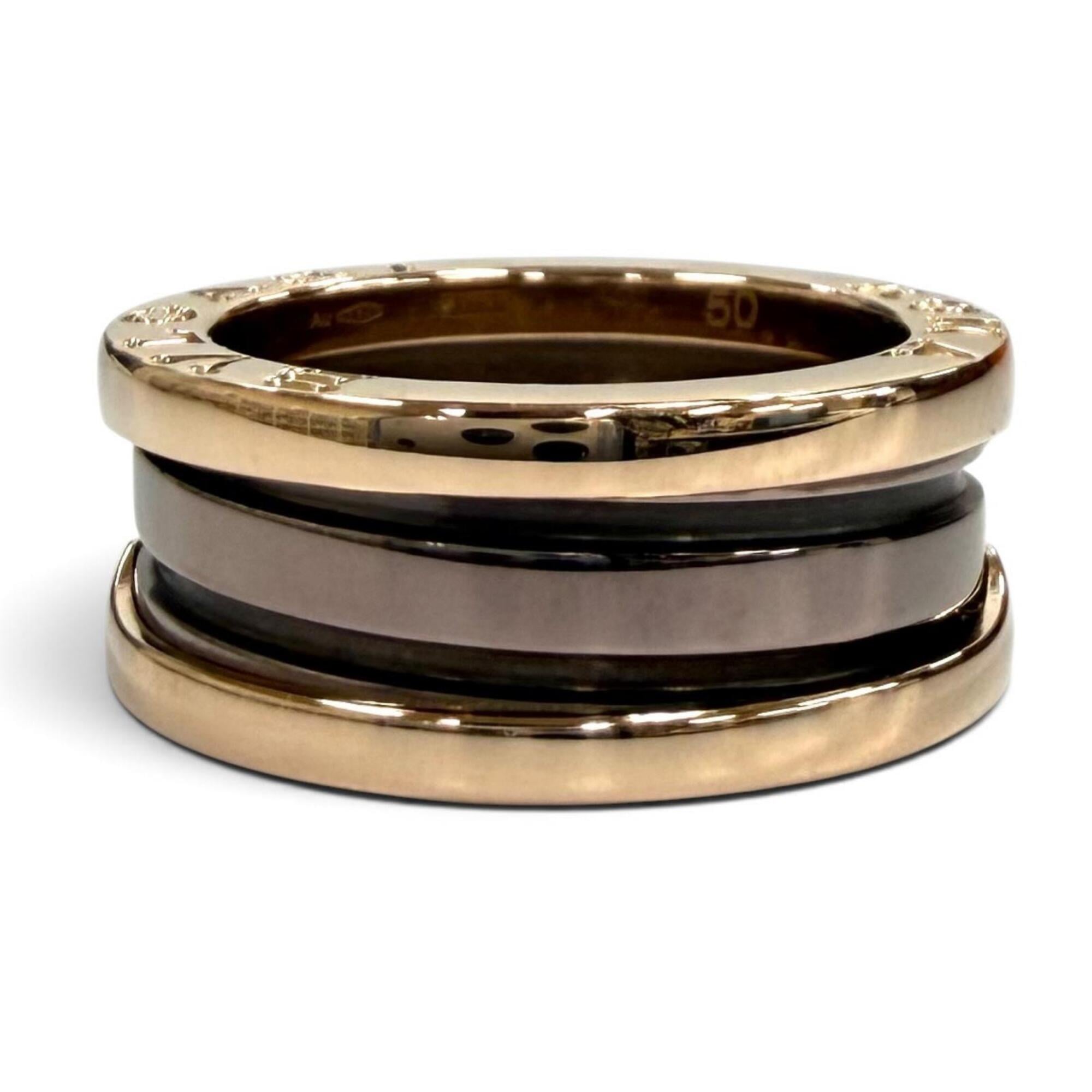 Bvlgari Pink Gold Pink Gold (18K) Metal Band Ring (Pre-Owned)