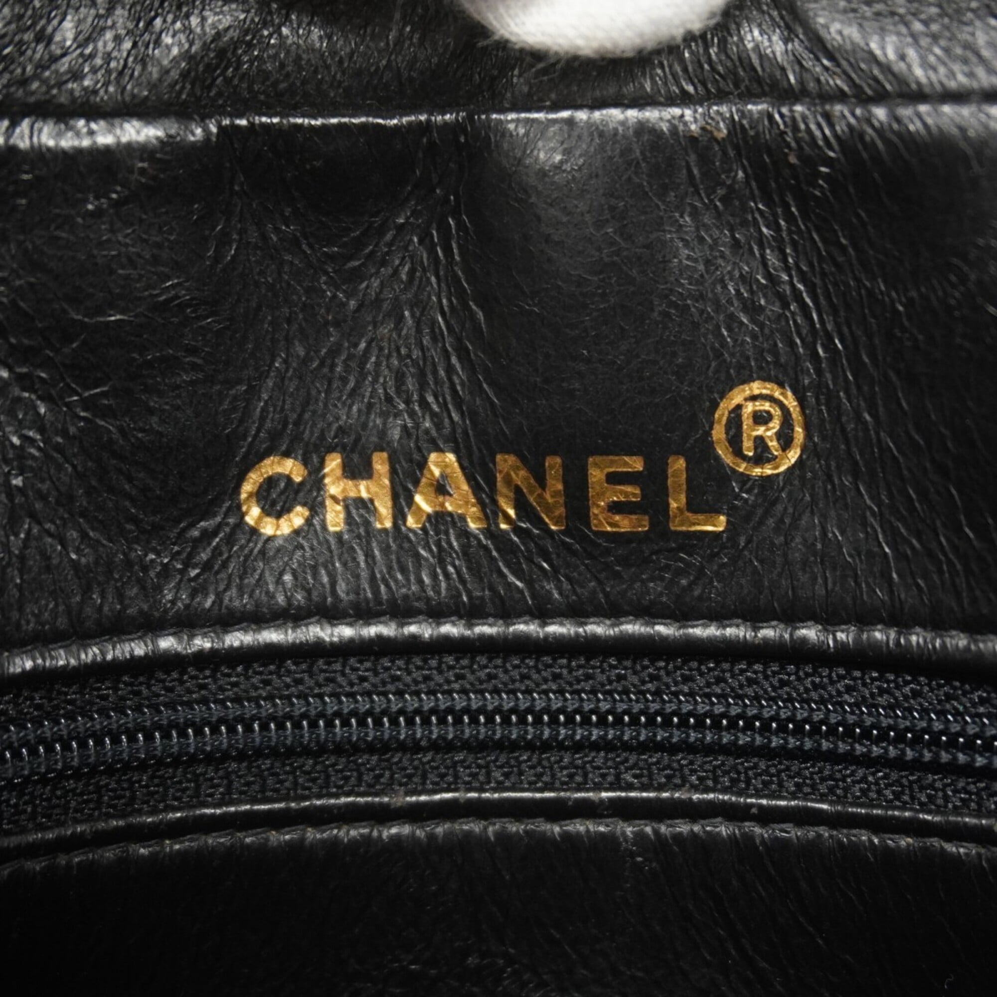 Chanel Black Satin Shoulder Bag (Pre-Owned)