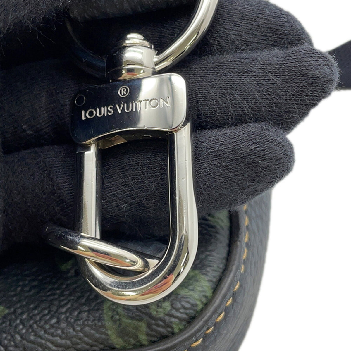 Louis Vuitton Dark Green Monogram Monogram Handbag Sling Bag (Pre-Owned)